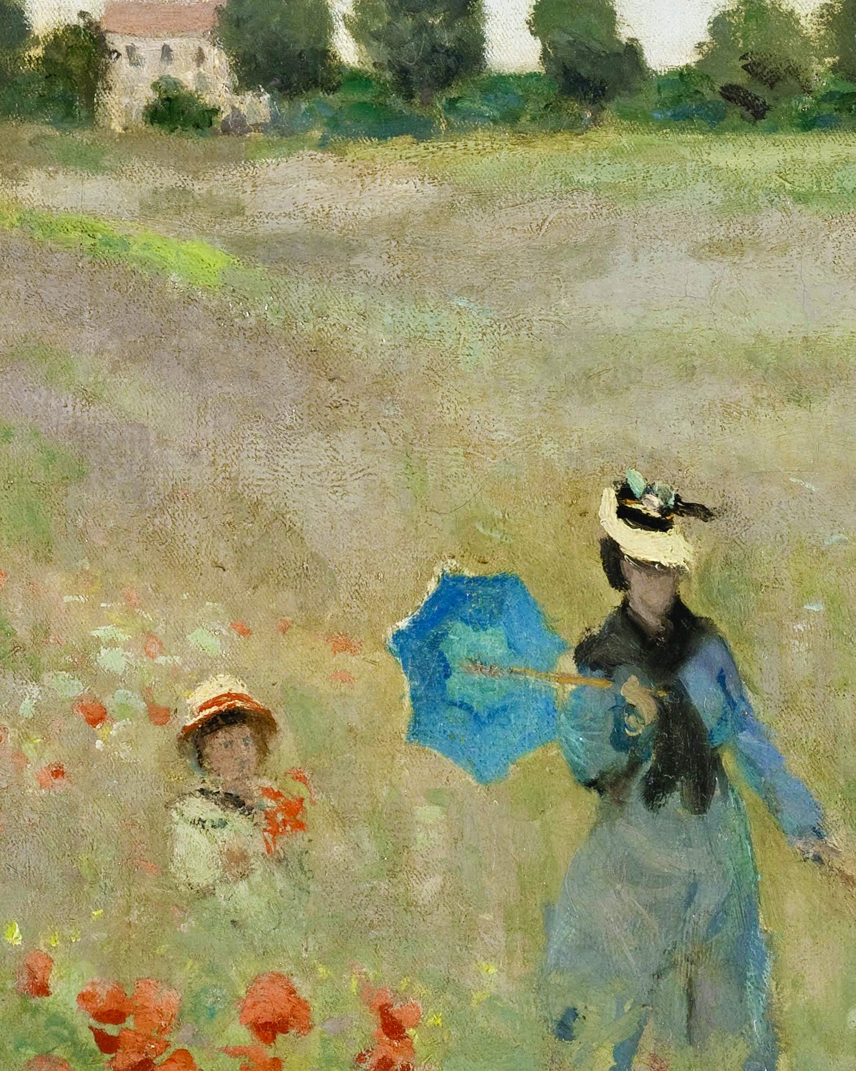 Monet’s Poppy Meadow – Fine Art Print