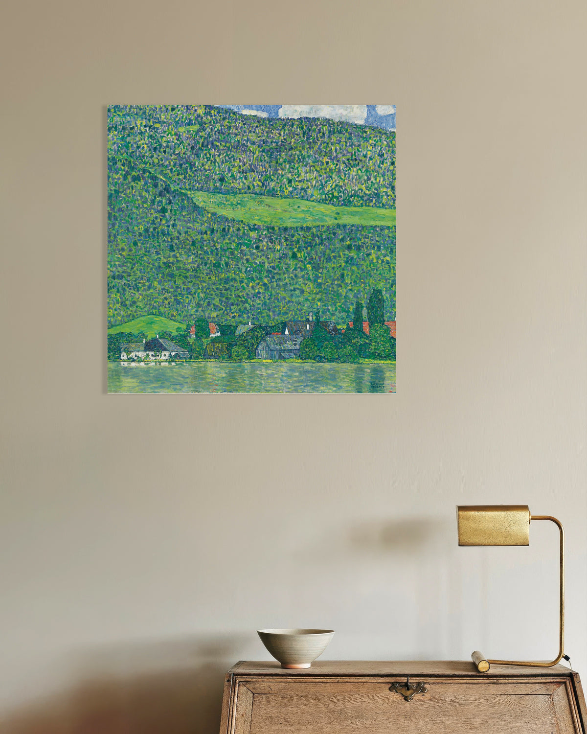 Poster of Litzlberg on the Attersee (1914–1915) by Gustav Klimt