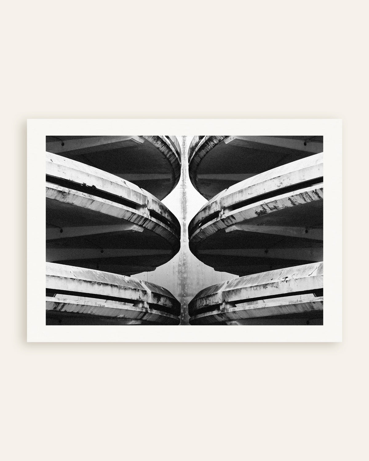 Poster of Mirrored Car Park Ramps, thumbnail