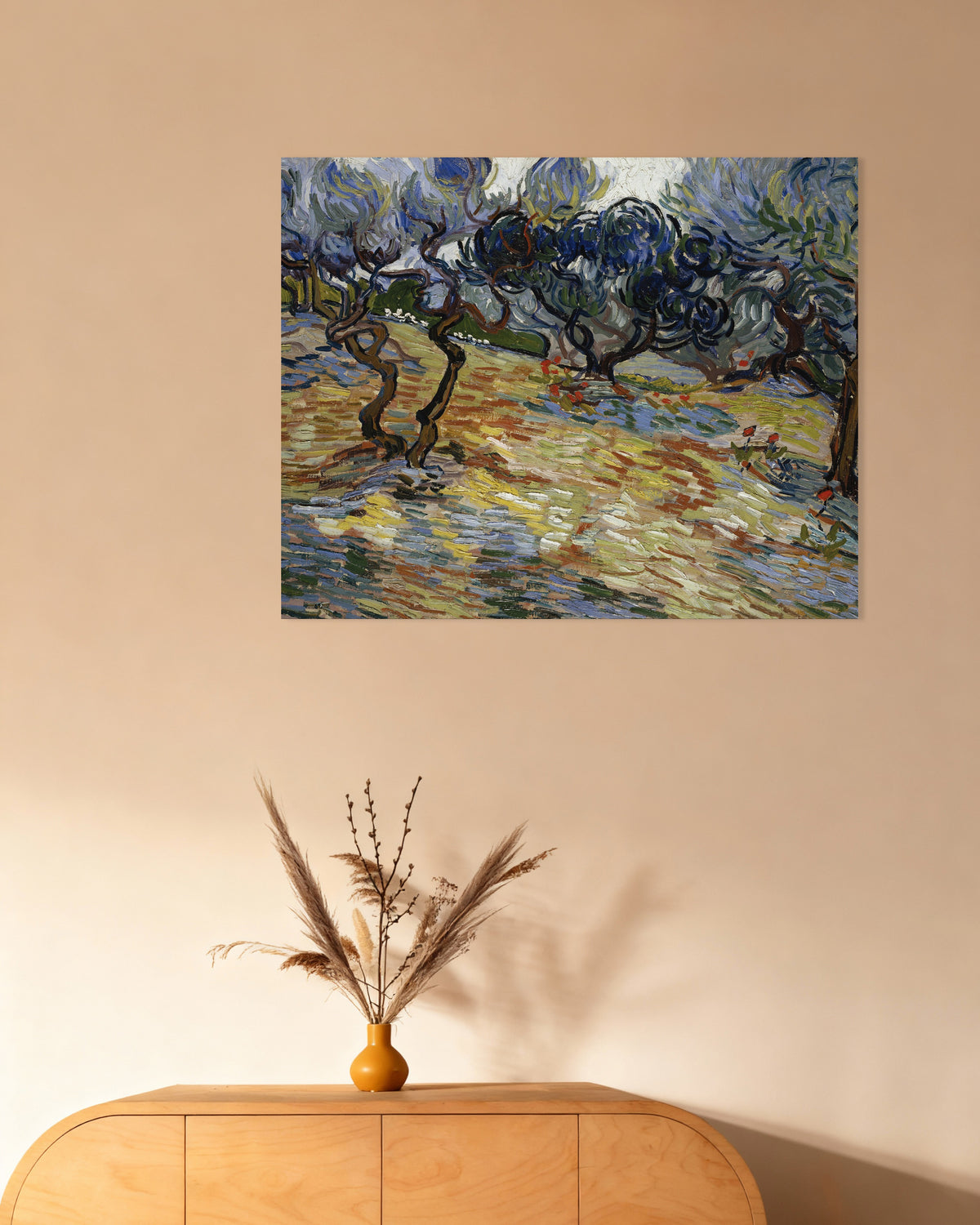 Poster of Olive Trees (1889) by Vincent van Gogh