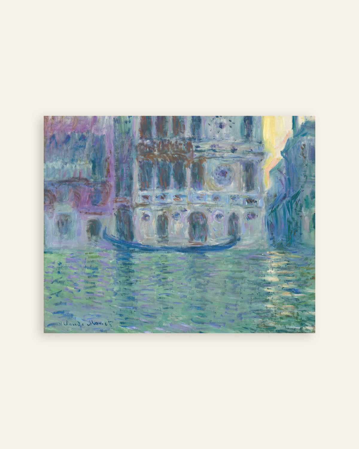 Poster of Palazzo Dario (1908) by Claude Monet, thumbnail
