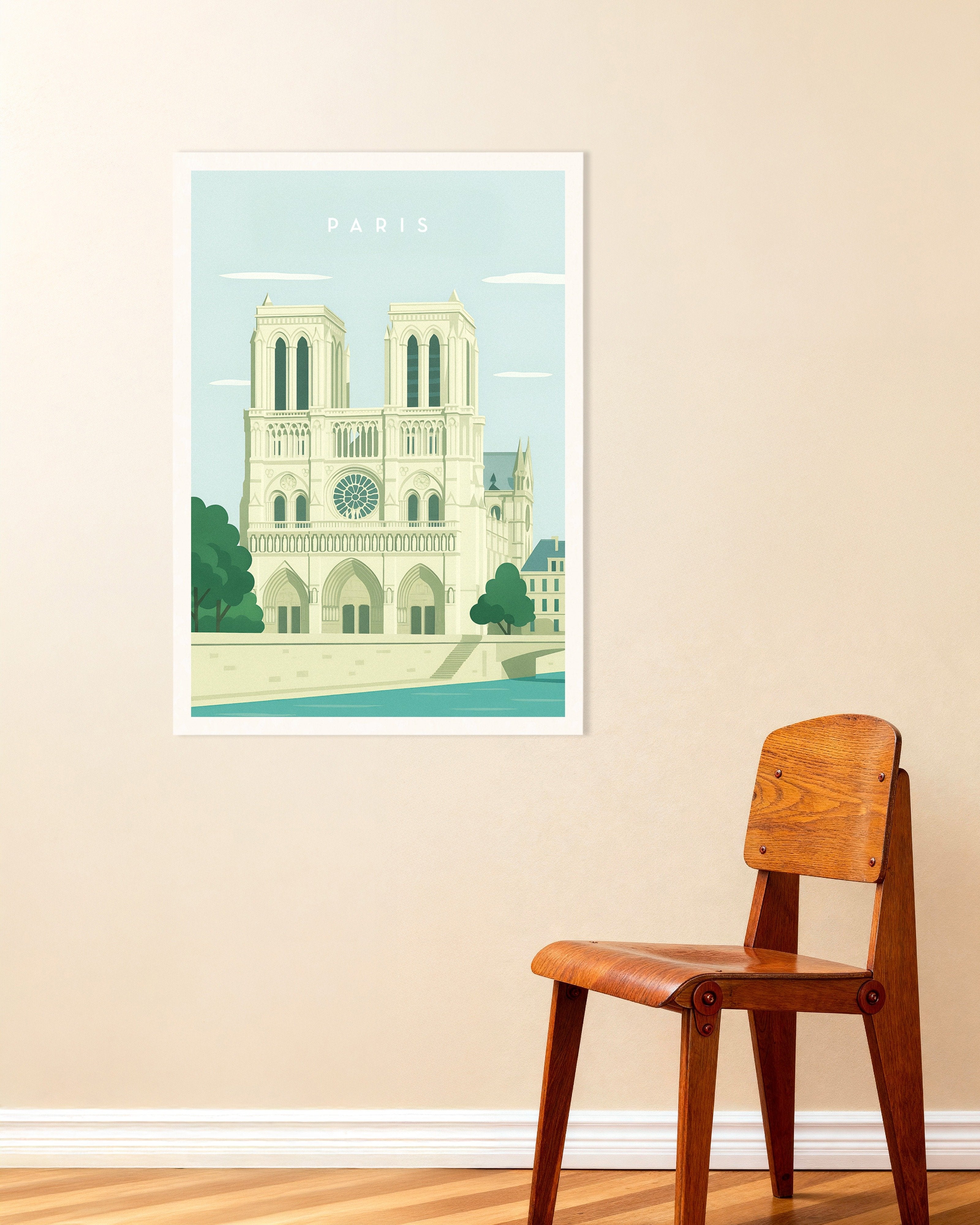 Poster of Paris Notre-Dame Wall Art Print