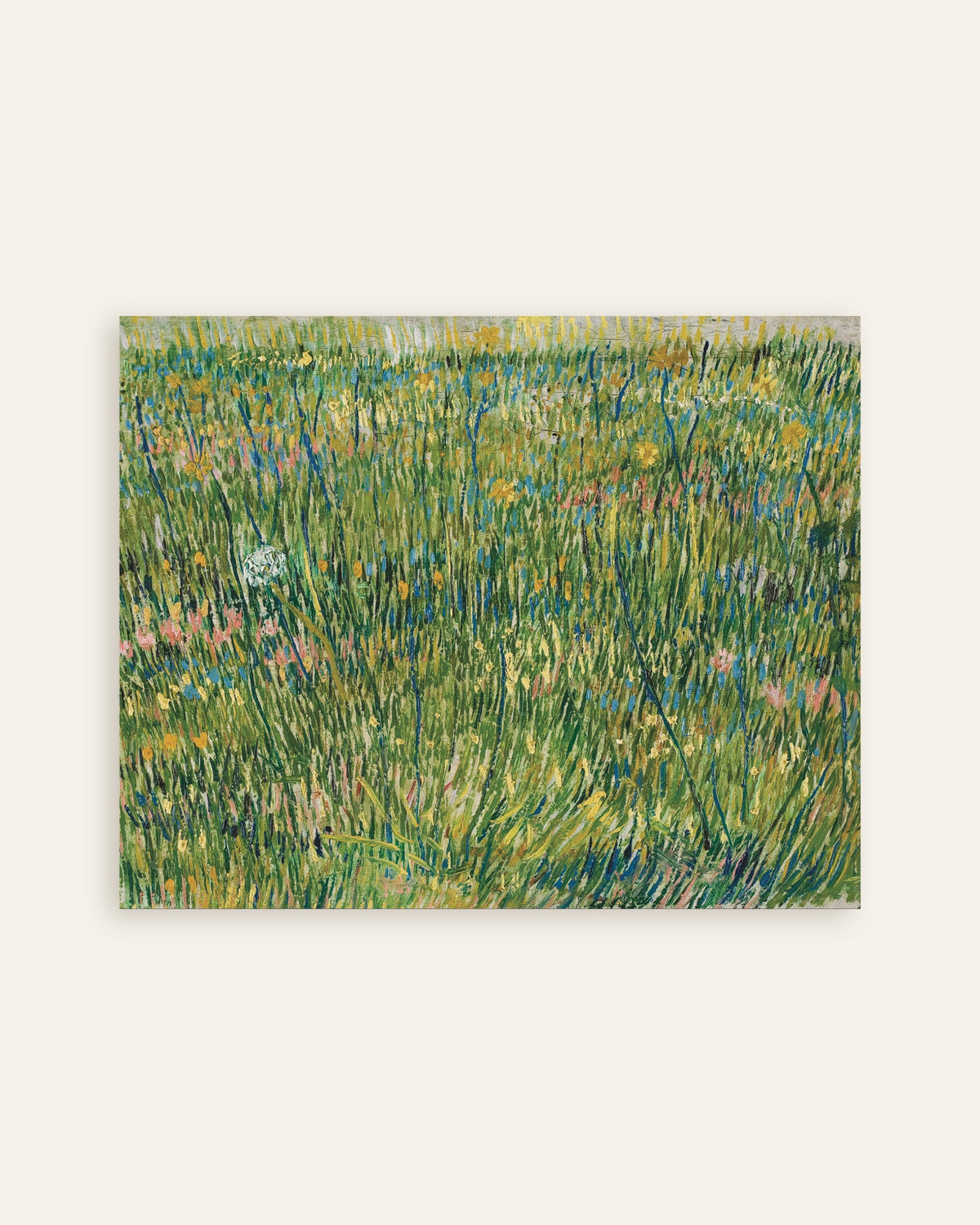 Poster of Patch of Grass (1887) by Vincent van Gogh, thumbnail