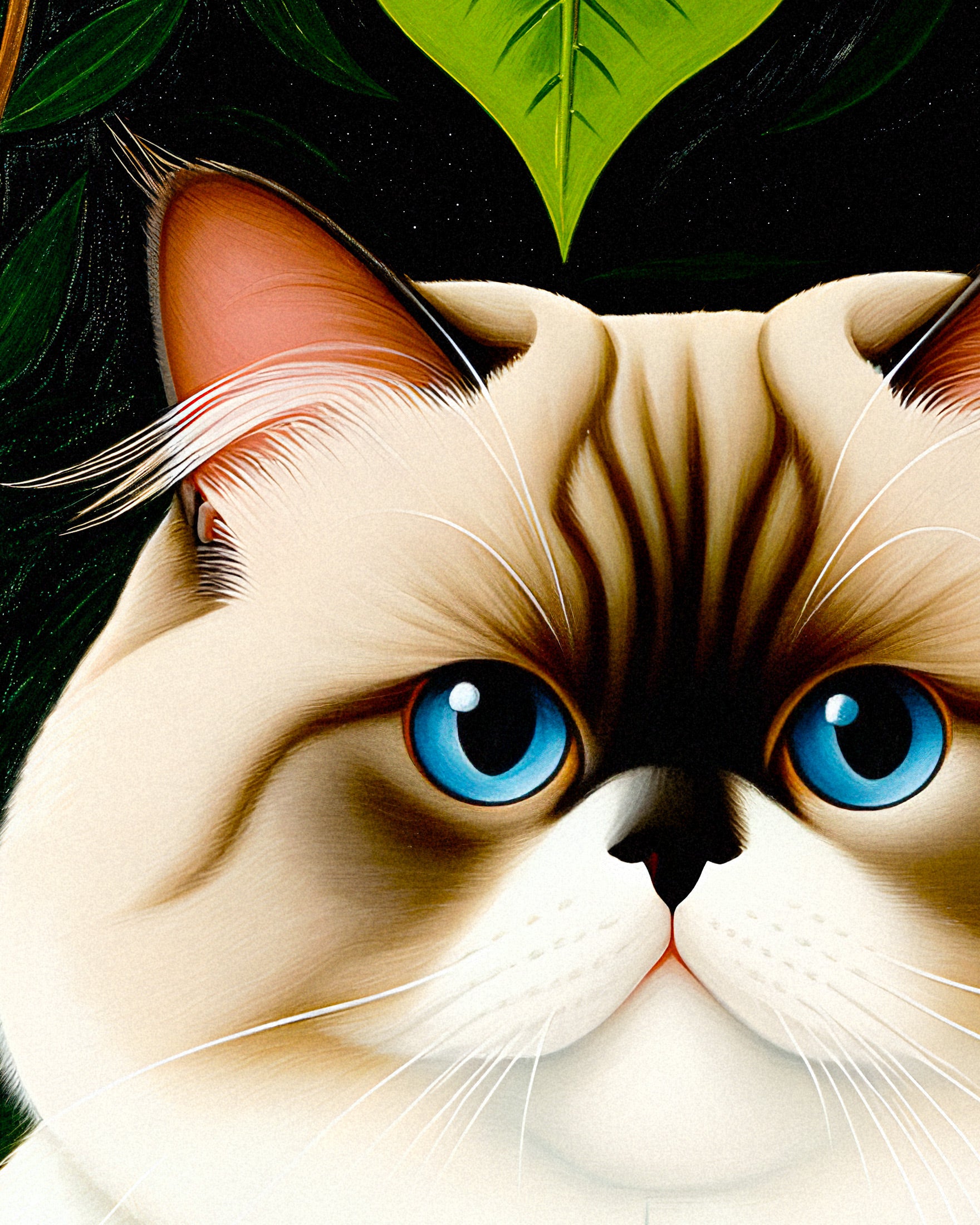 Portrait of a Persian Cat – Print