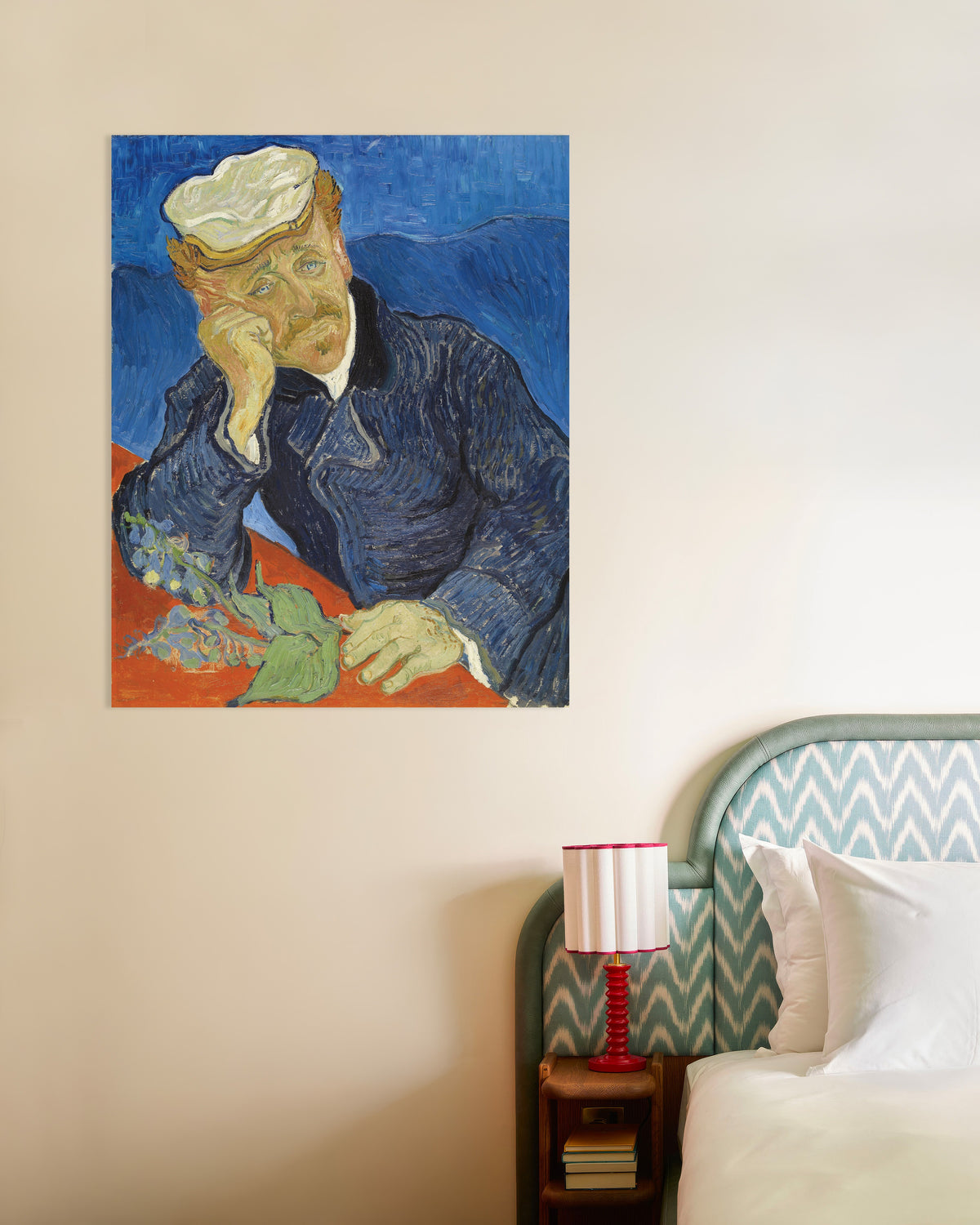 Poster of Portrait of Dr Paul Gachet (1890) by Vincent van Gogh