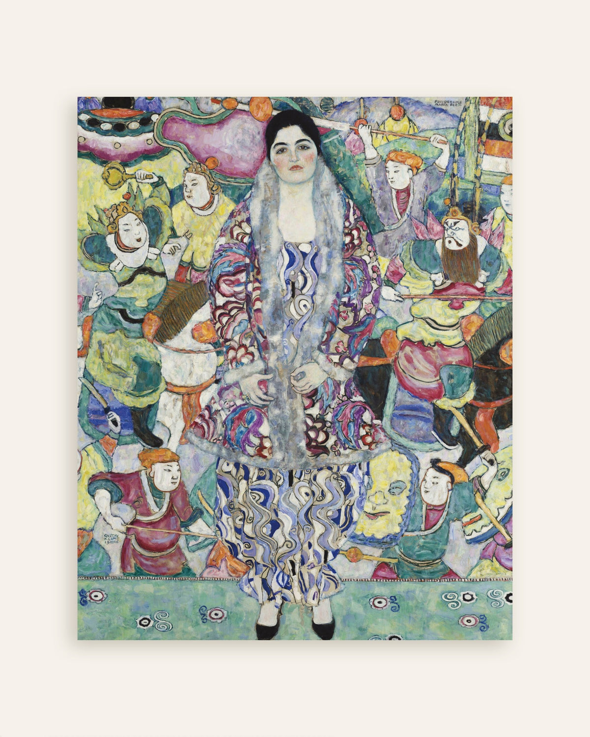 Poster of Portrait of Friederike Maria Beer (1916) by Gustav Klimt, thumbnail
