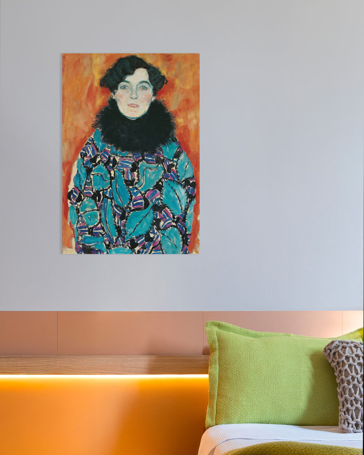 Poster of Portrait of Johanna Staude (1917) by Gustav Klimt
