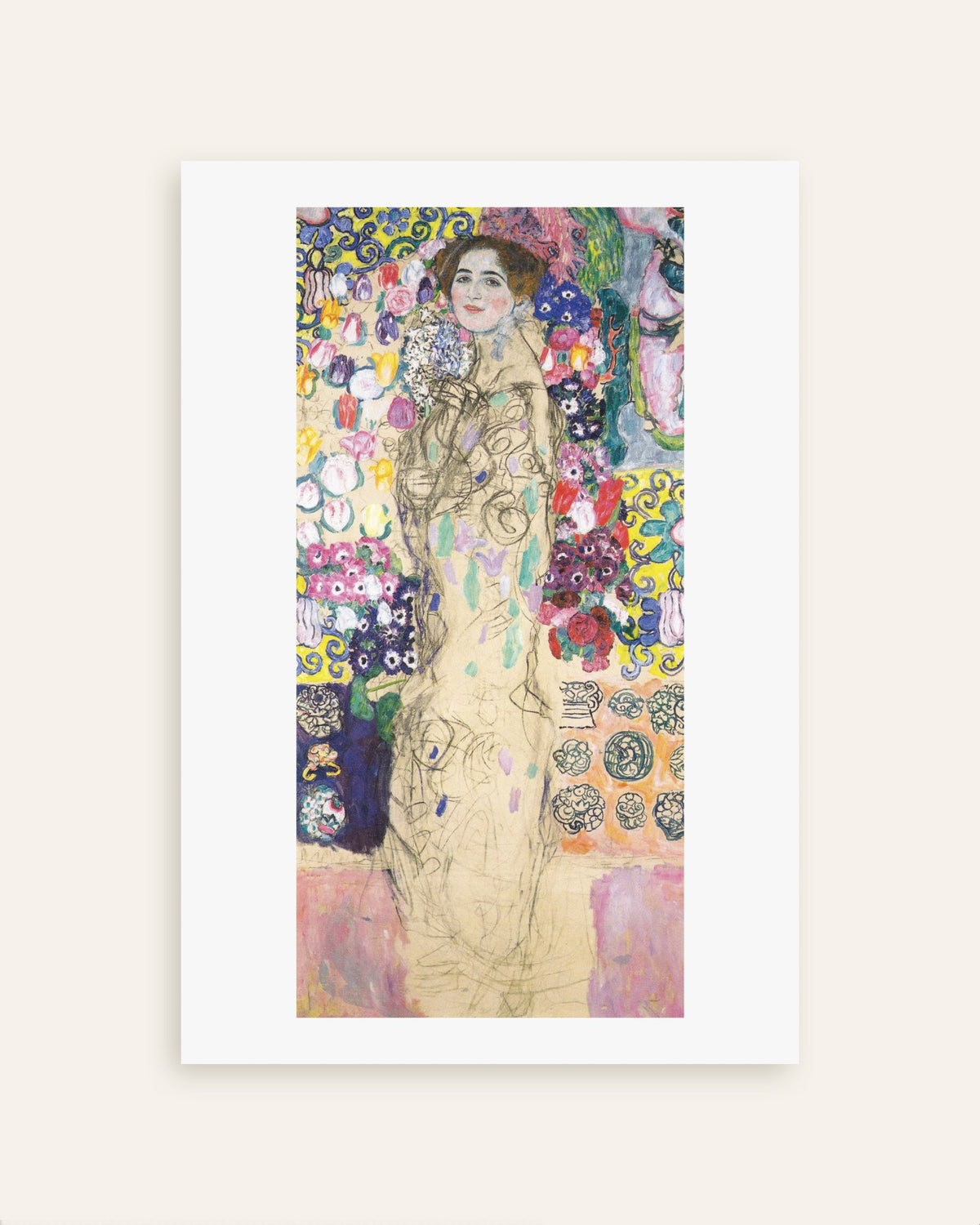Poster of Portrait of Maria Munk (1917–1918) by Gustav Klimt, thumbnail