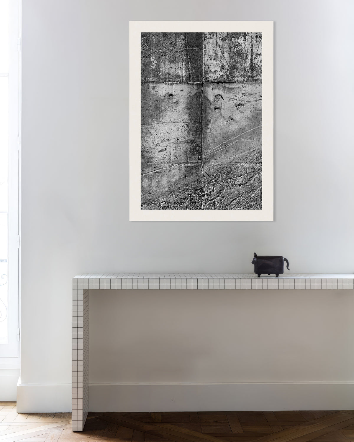 Poster of Raw Concrete Wall Texture