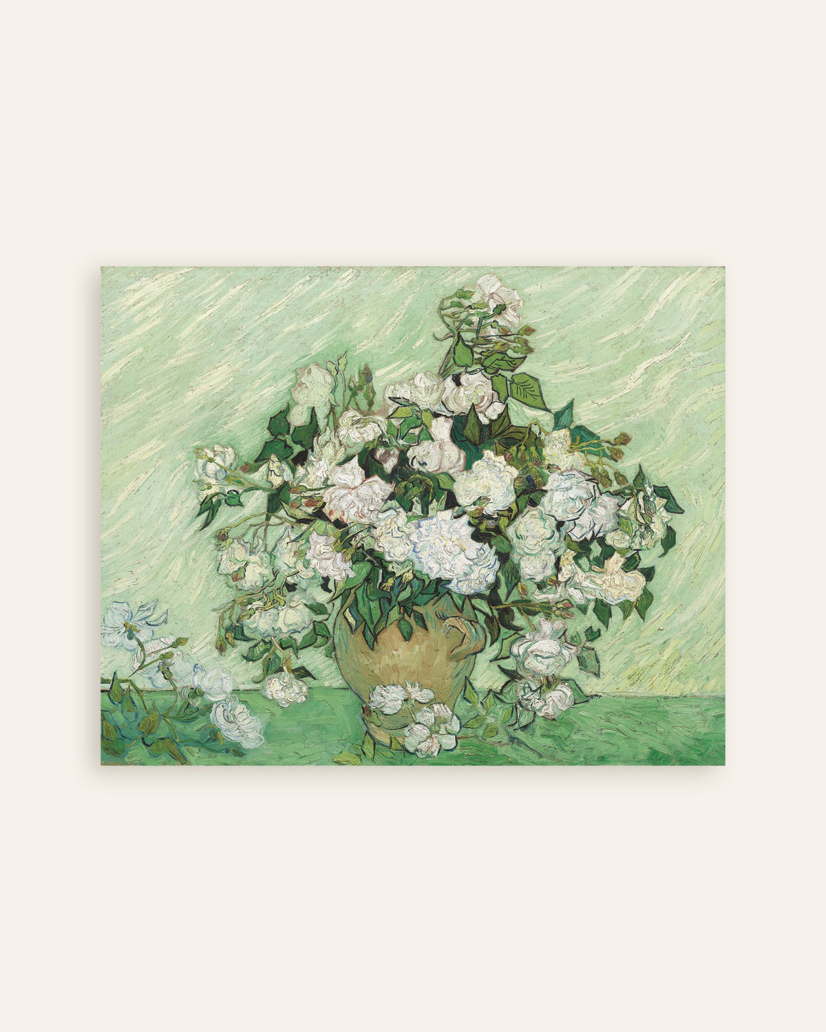 Poster of Roses (1890) by Vincent van Gogh, thumbnail