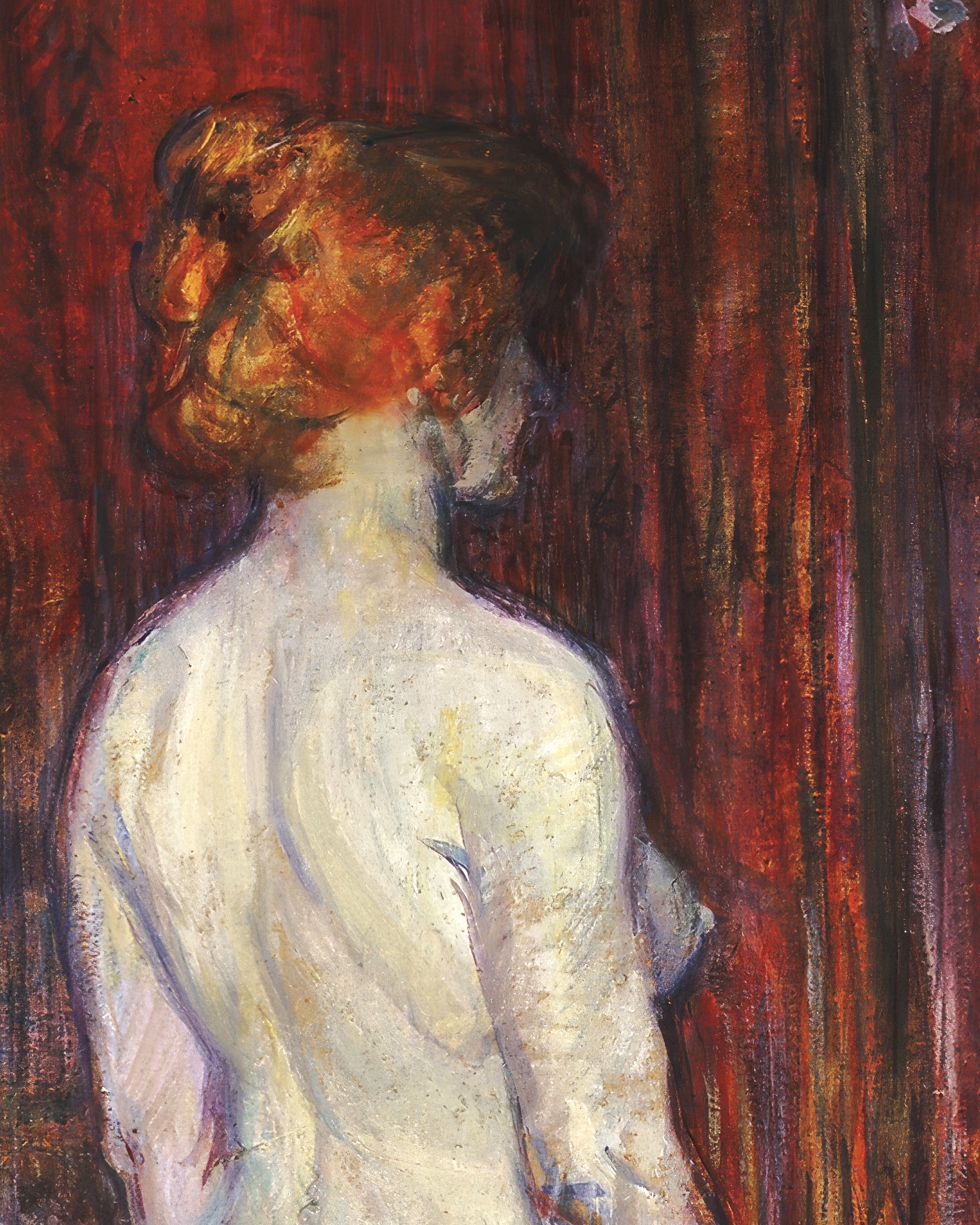 Woman before a mirror (1897) by Henri de Toulouse-Lautrec Print