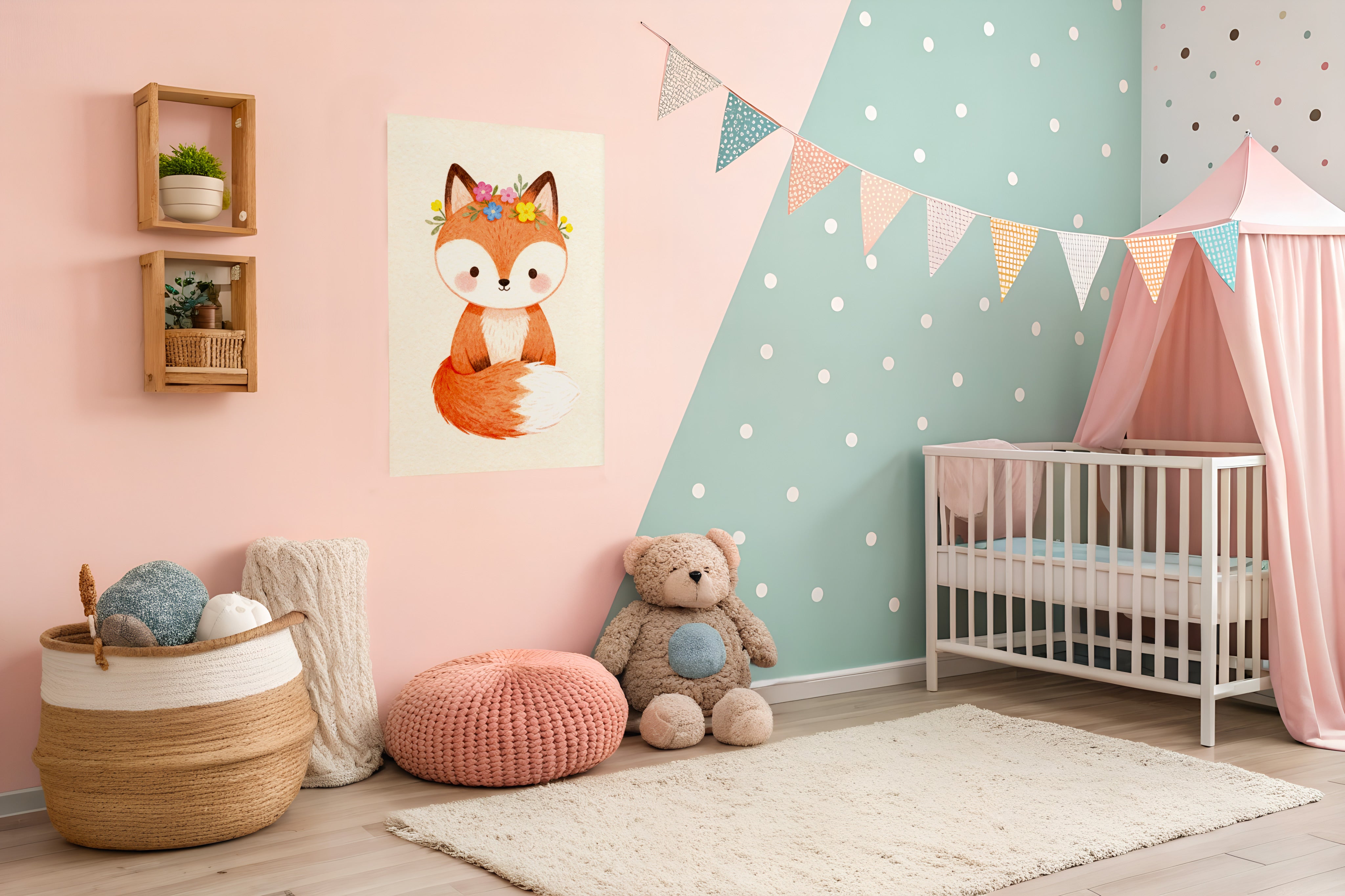 Fox Print – Nursery Wall Décor