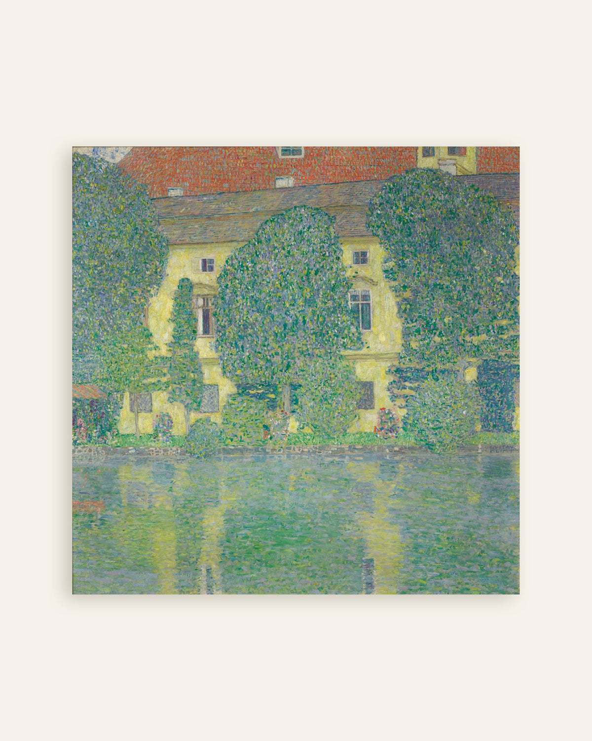 Poster of Schloss Kammer on the Attersee III (1910) by Gustav Klimt, thumbnail