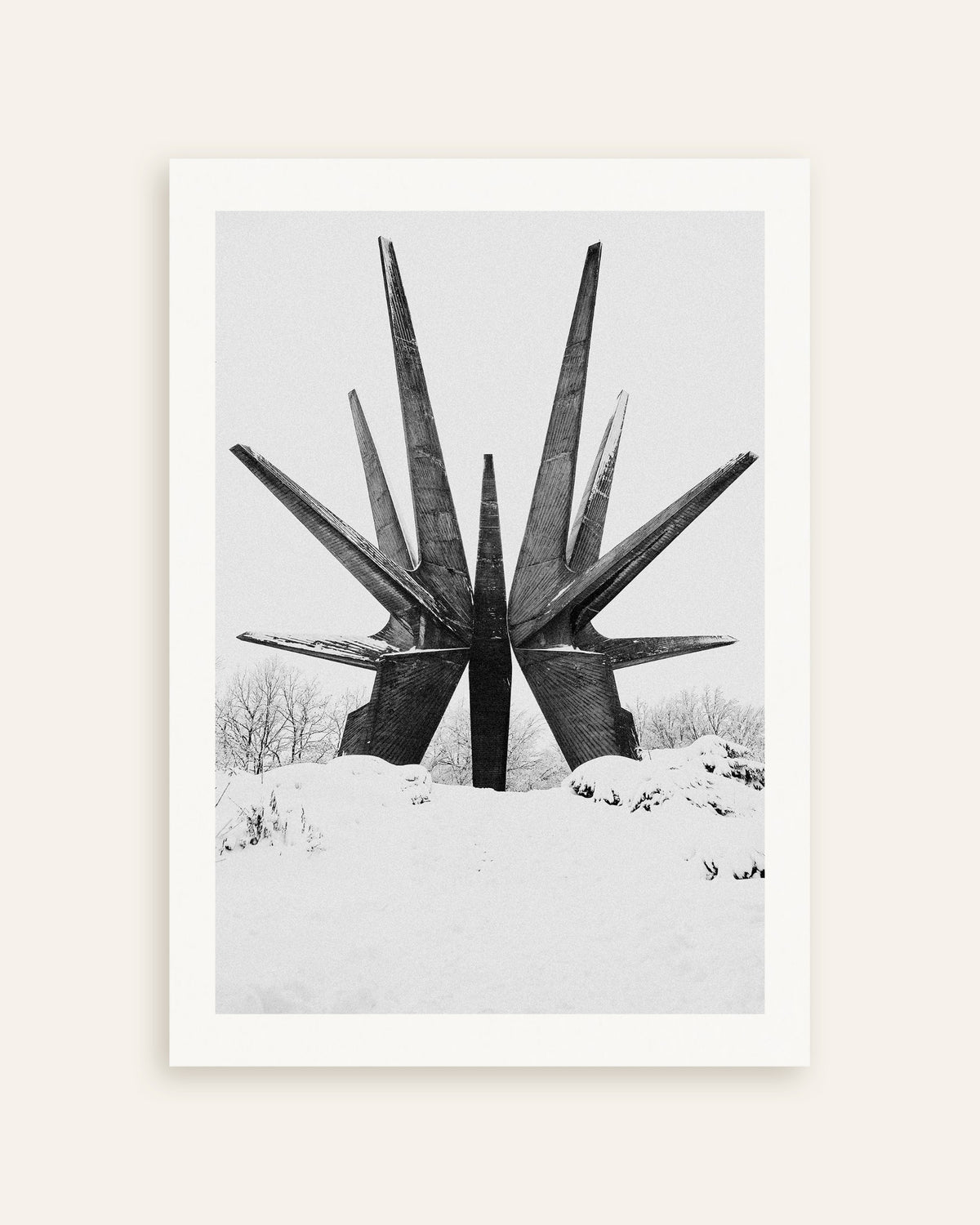 Poster of Star Monument in the Snow, thumbnail