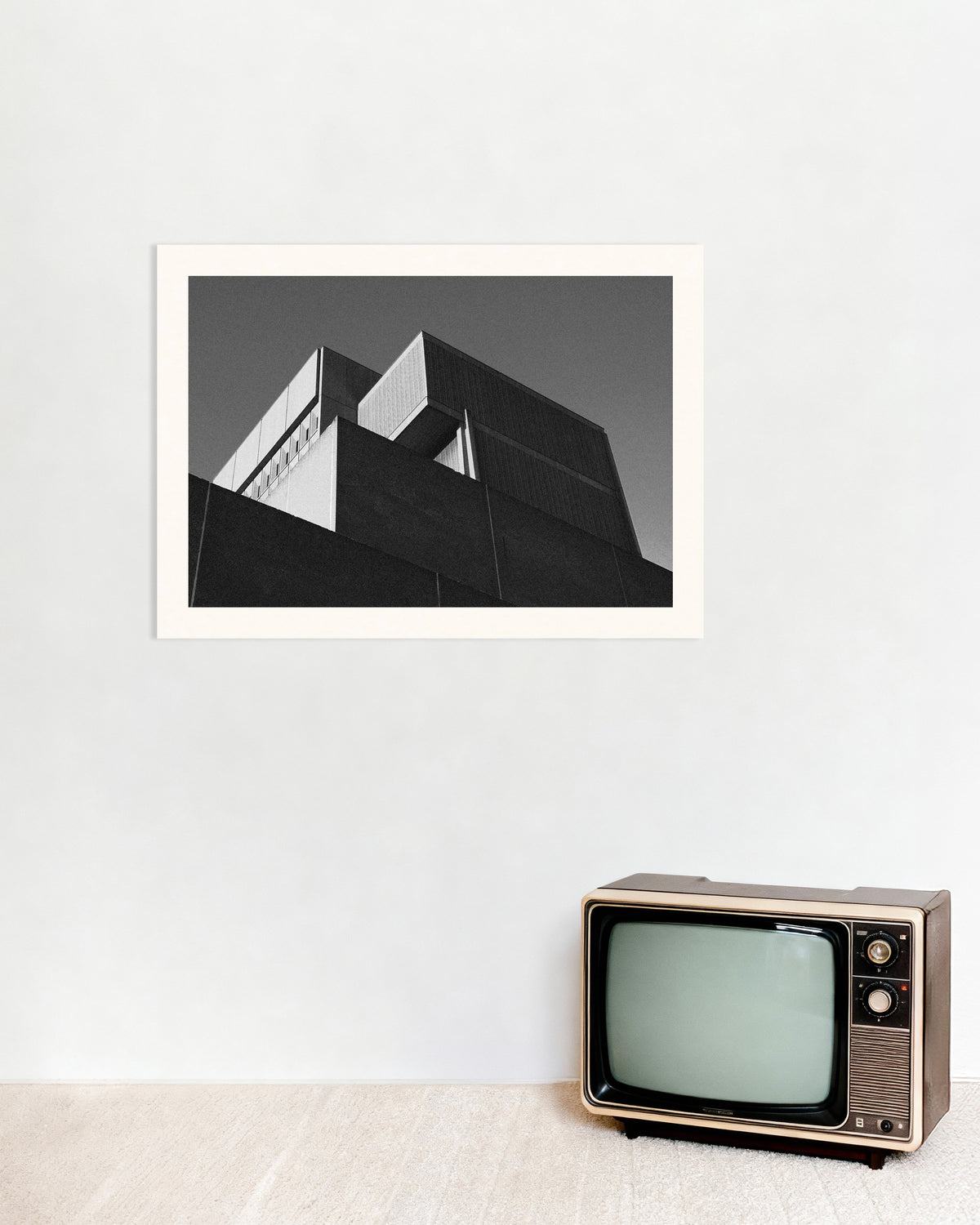 Poster of Stepped Blocks at Dusk