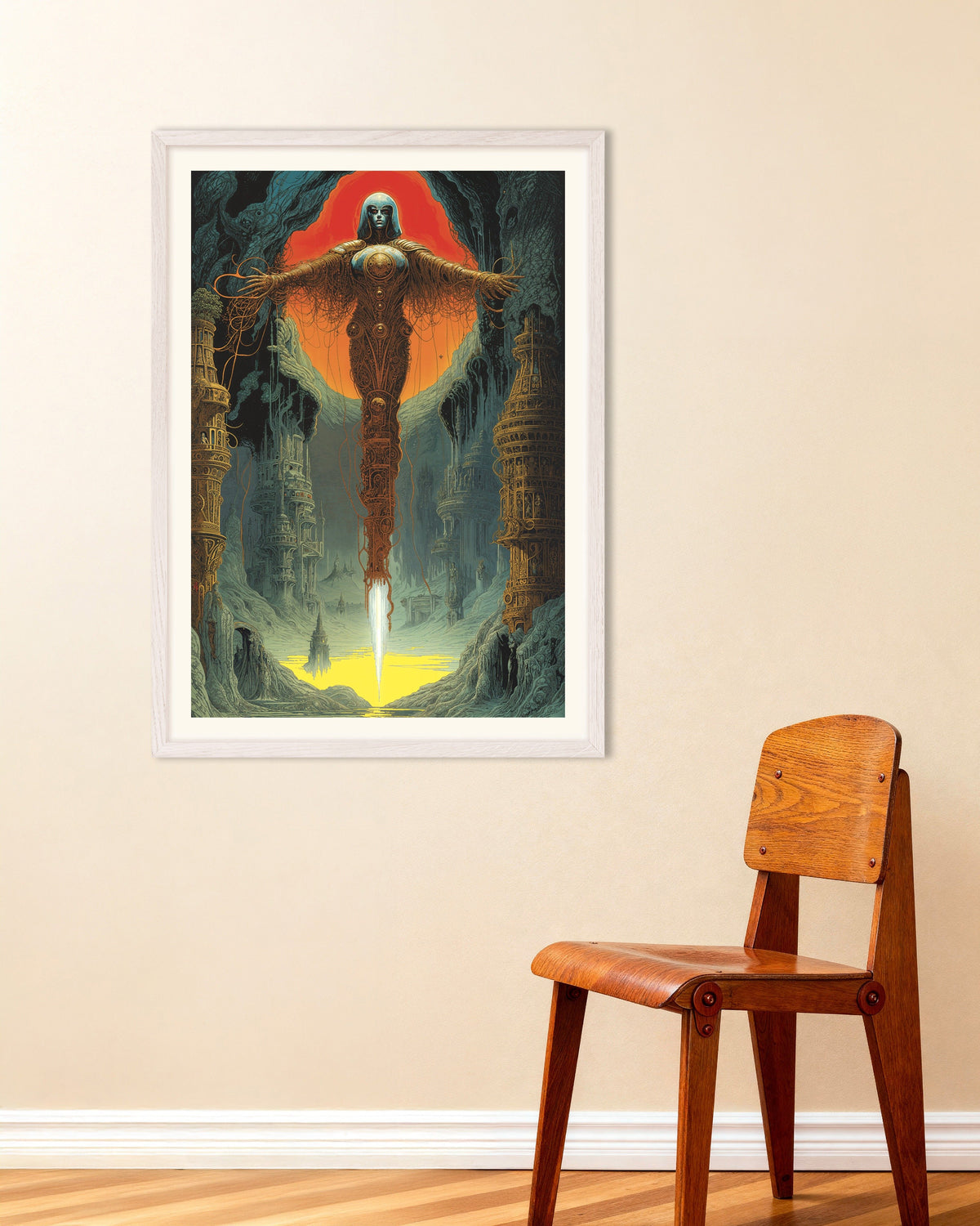 The Archangel Poster - Mythic Sci-Fi Art | Posterscape.co.uk