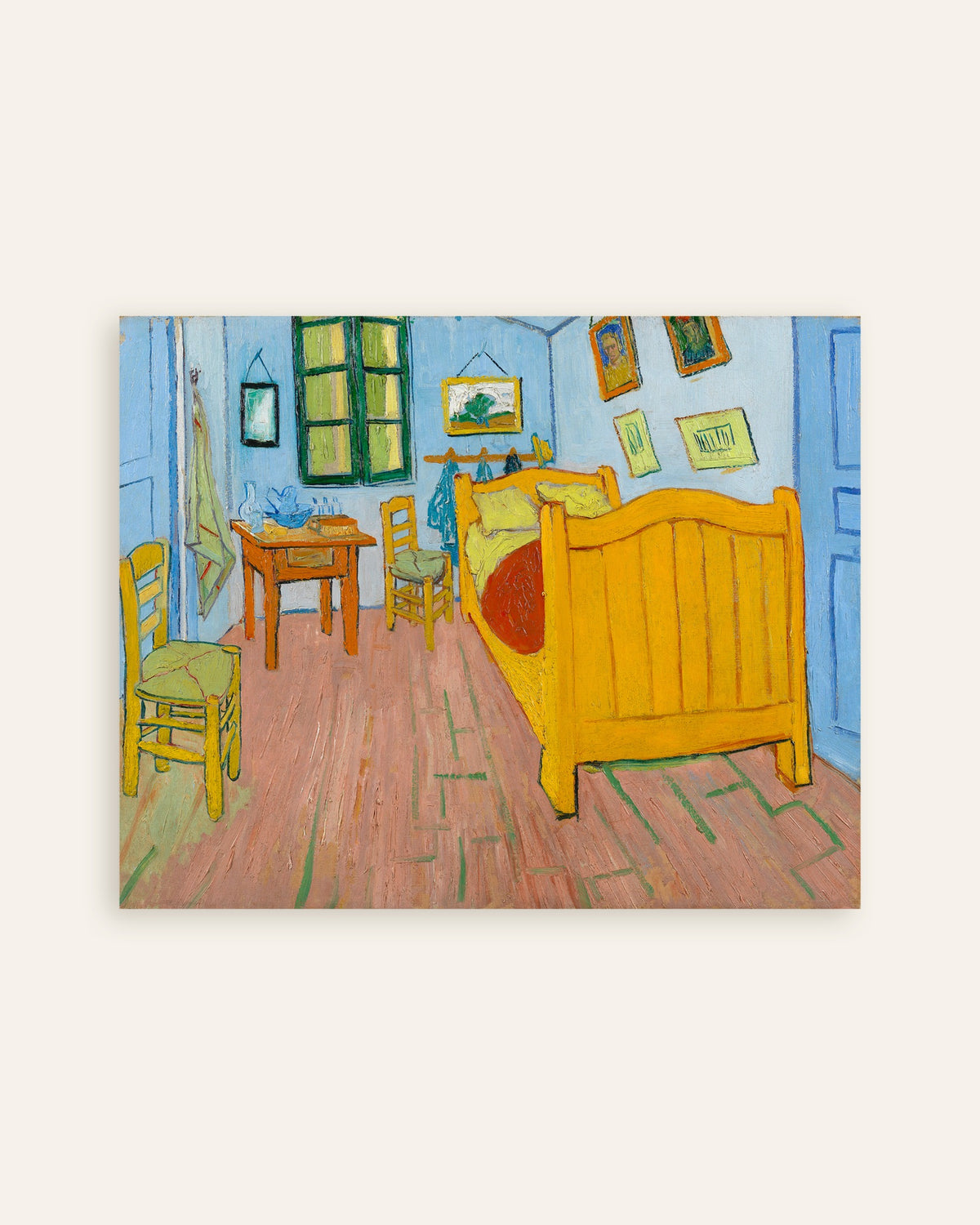 Poster of The Bedroom (1888) by Vincent van Gogh, thumbnail
