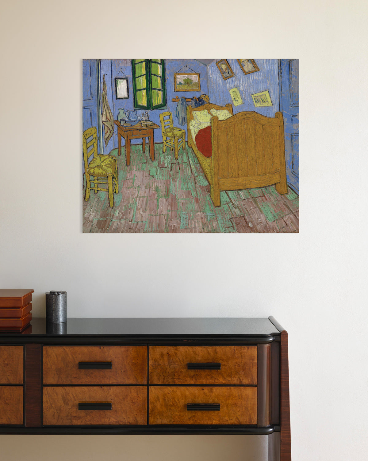 Poster of The Bedroom, Saint-Rémy Version (1889) by Vincent van Gogh