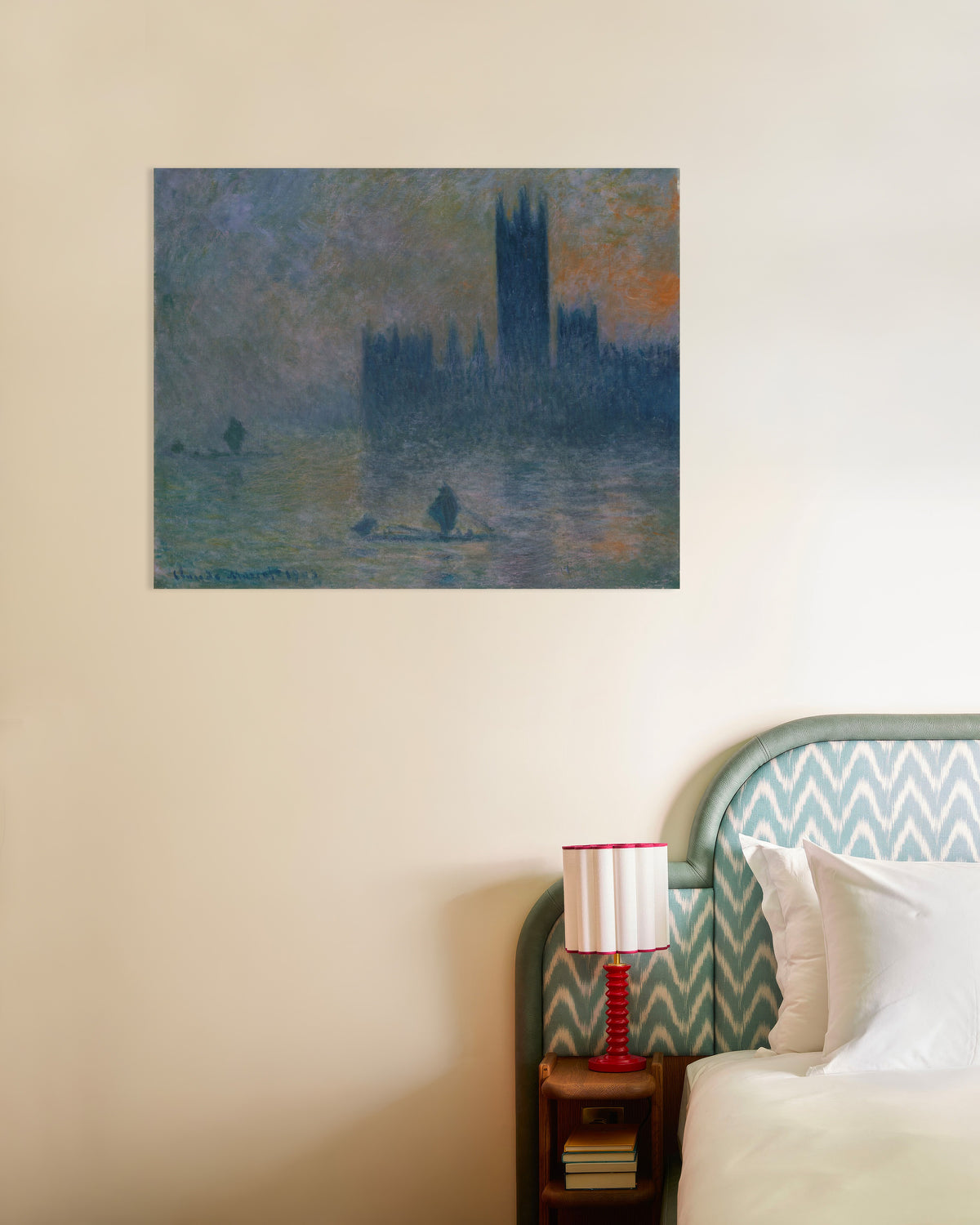 Poster of The Houses of Parliament, Effect of Fog (1903–1904) by Claude Monet