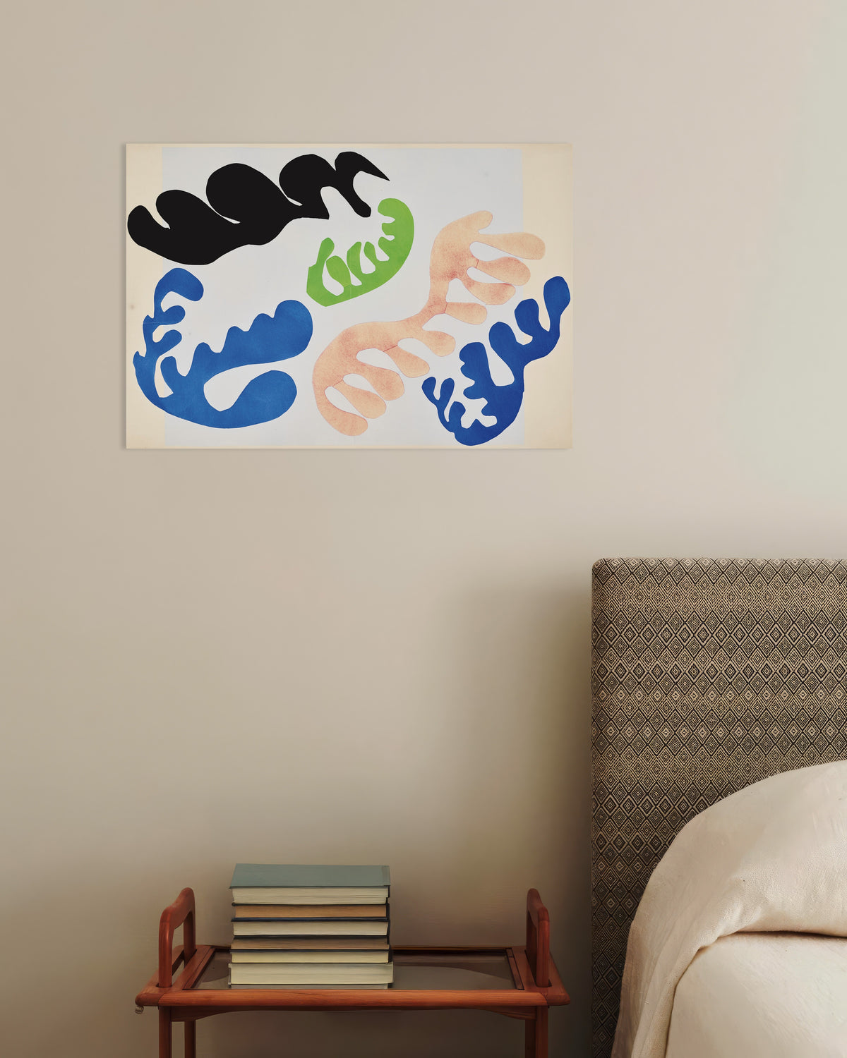 Poster of The Lagoon in Blue and Coral (Jazz, 1947) by Henri Matisse