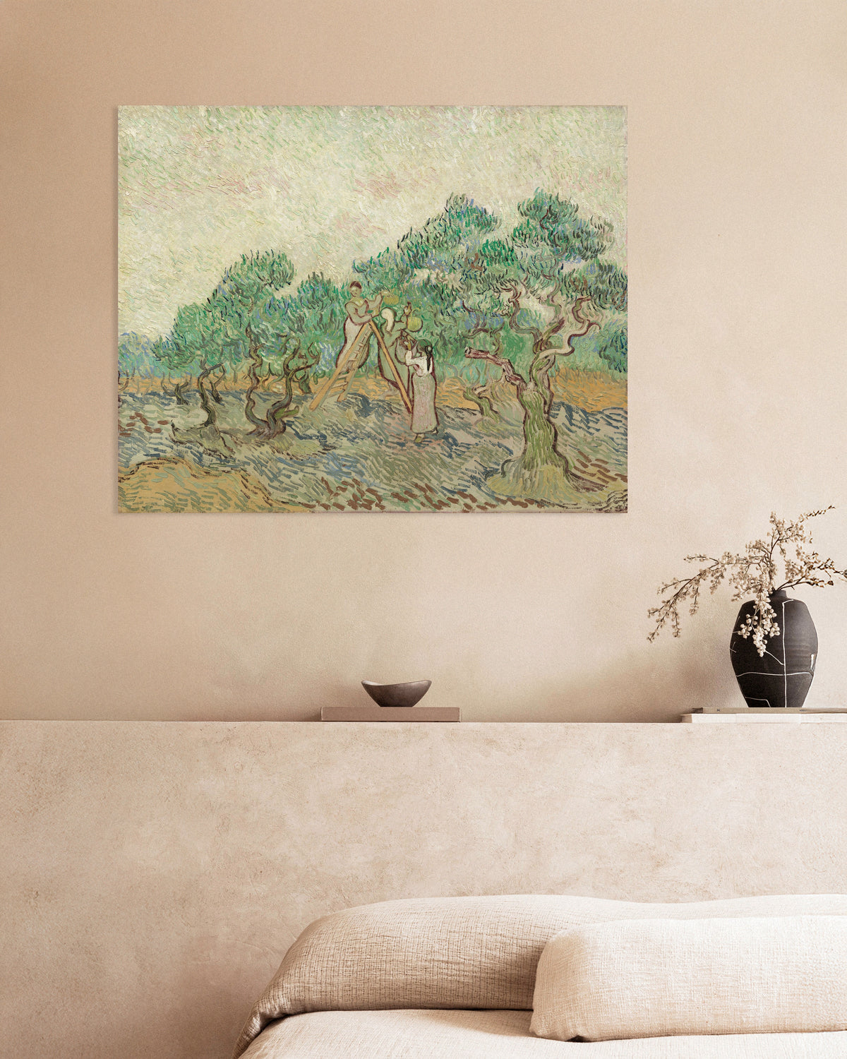Poster of The Olive Orchard (1889) by Vincent van Gogh