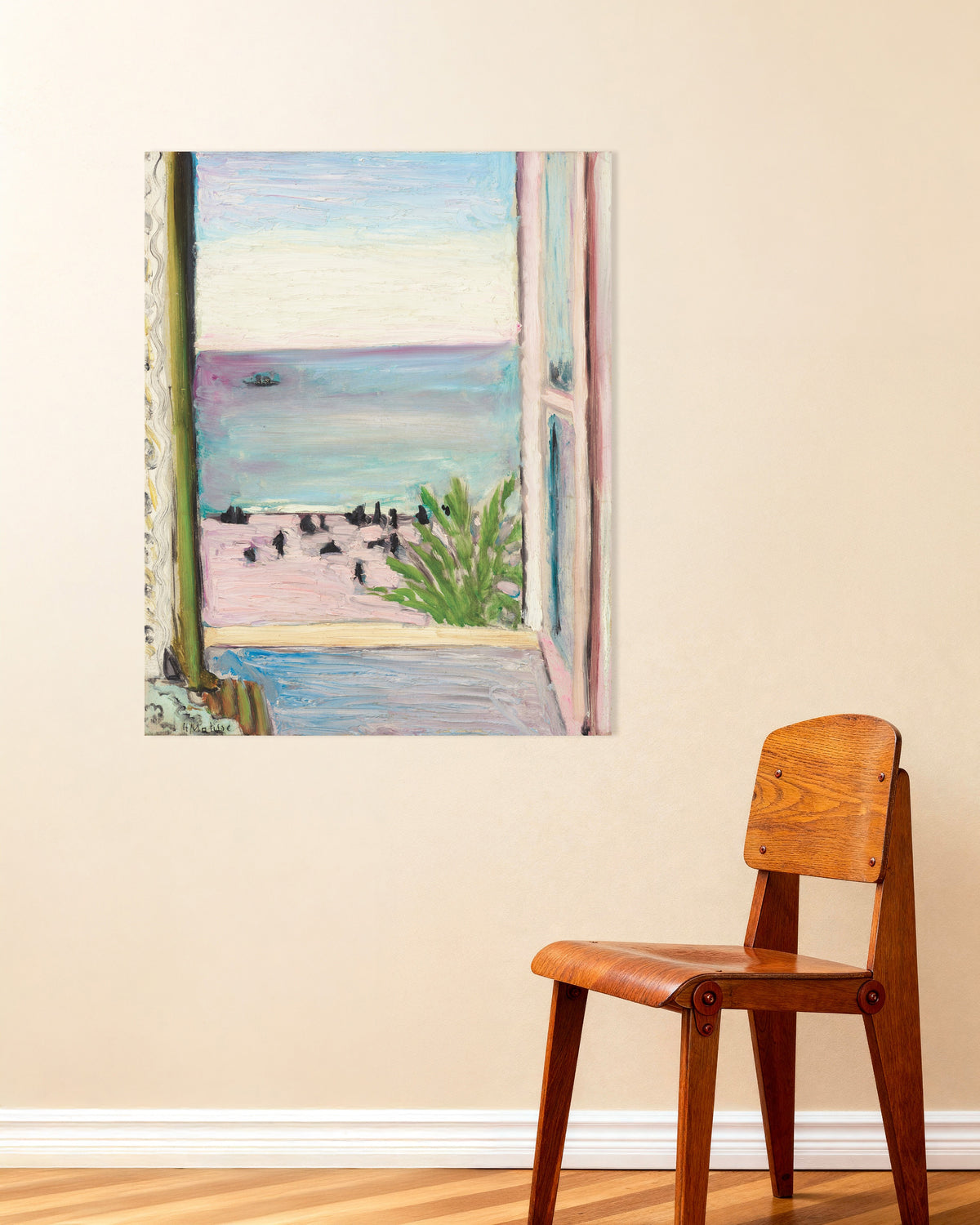 Poster of The Open Window (1918) by Henri Matisse