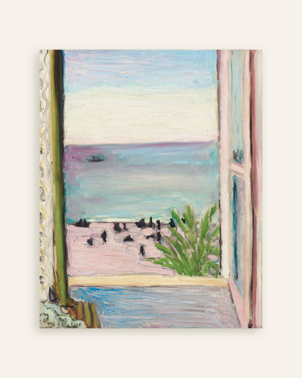 Poster of The Open Window (1918) by Henri Matisse, thumbnail