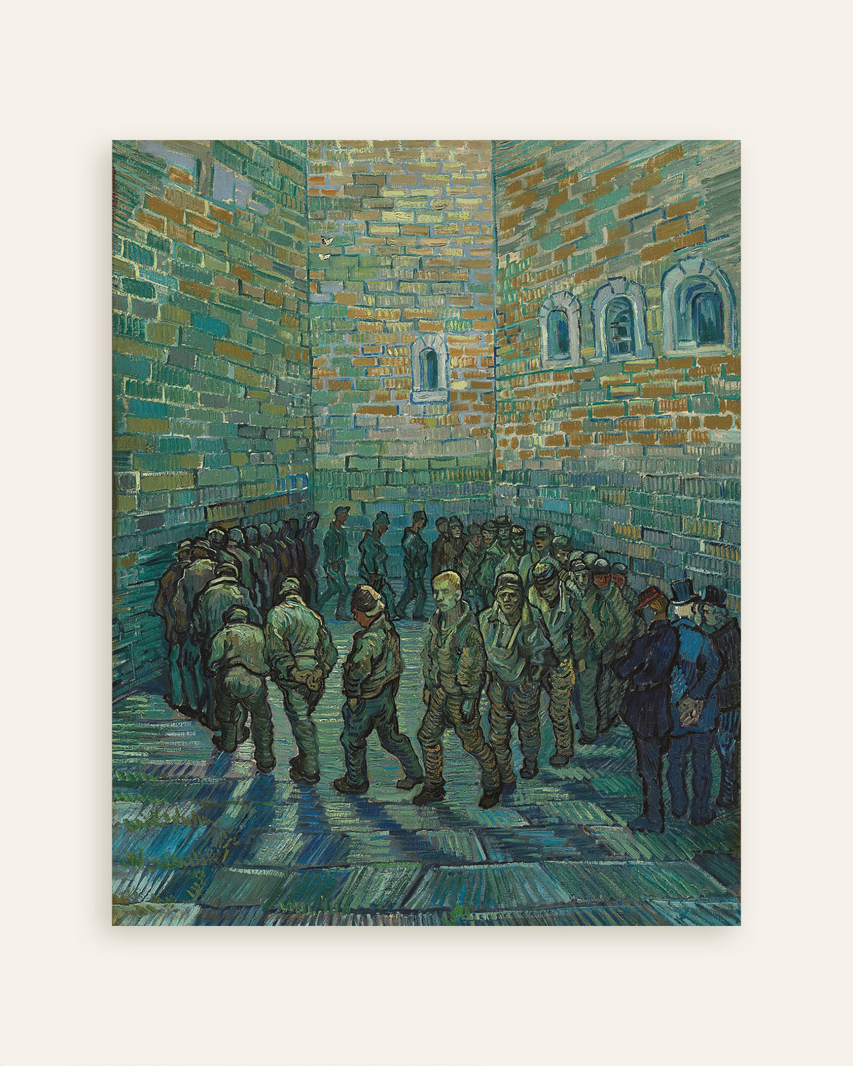 Poster of The Prison Courtyard, after Doré (1890) by Vincent van Gogh - Poster, thumbnail