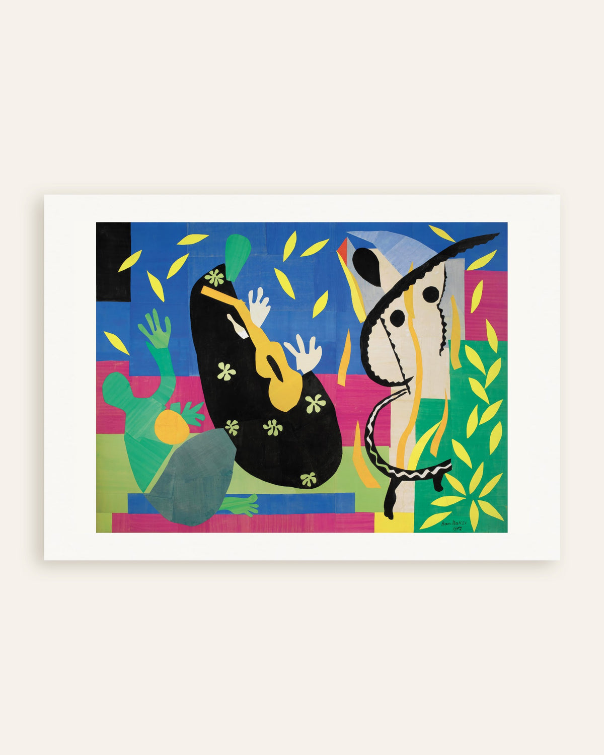 Poster of The sorrows of the king by Henri Matisse, thumbnail