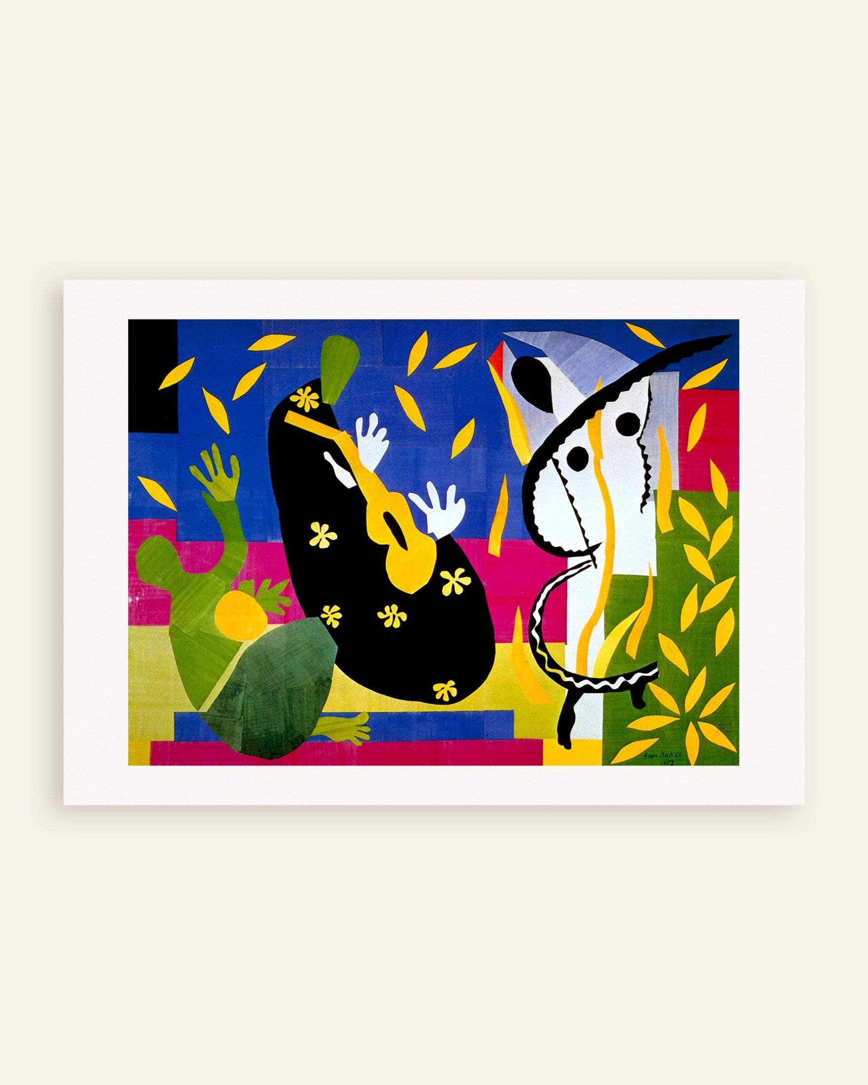 Poster of The sorrows of the king by Henri Matisse, thumbnail