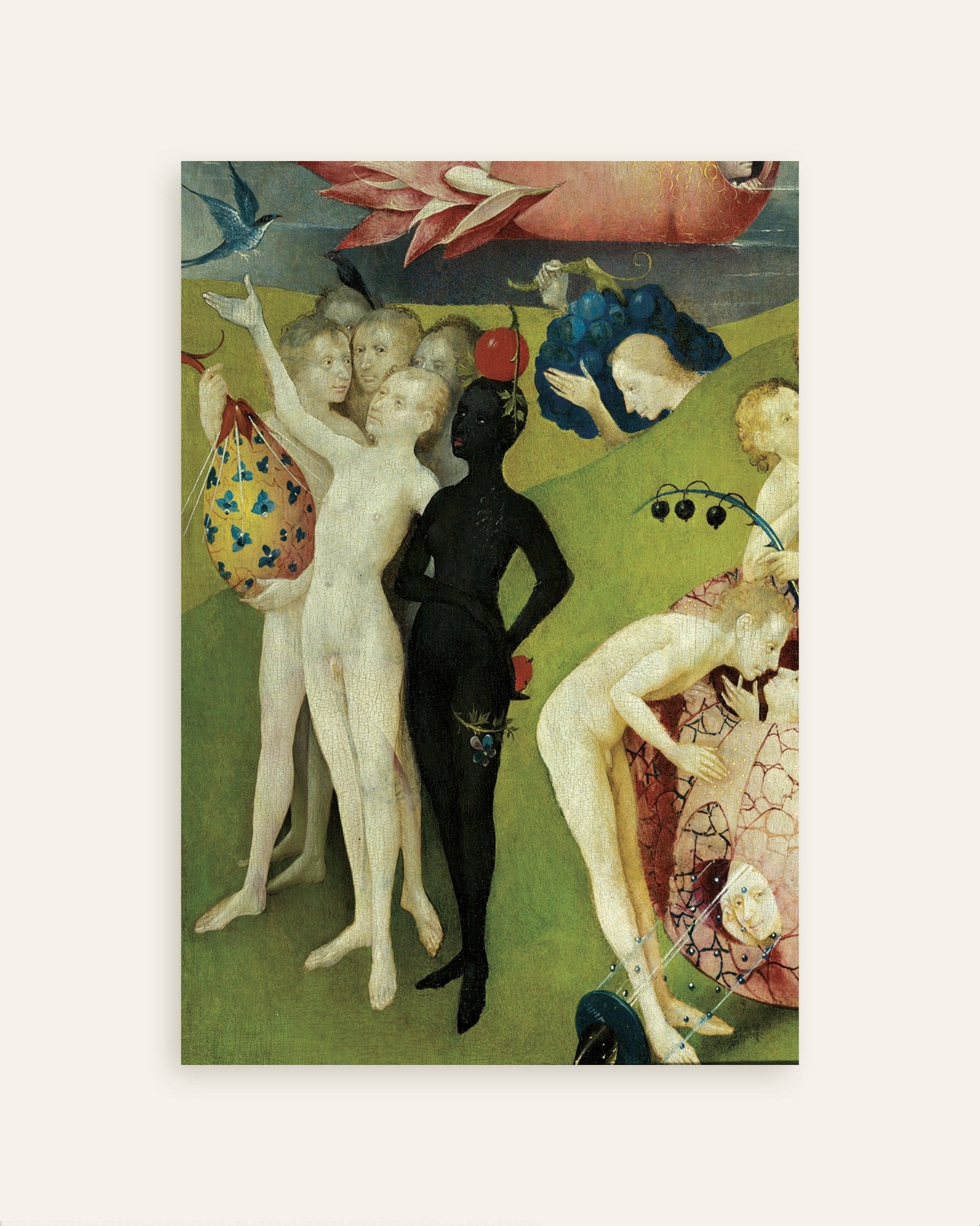 Poster of The woman with the fruit head - Detail from The Garden of Earthly Delights, thumbnail