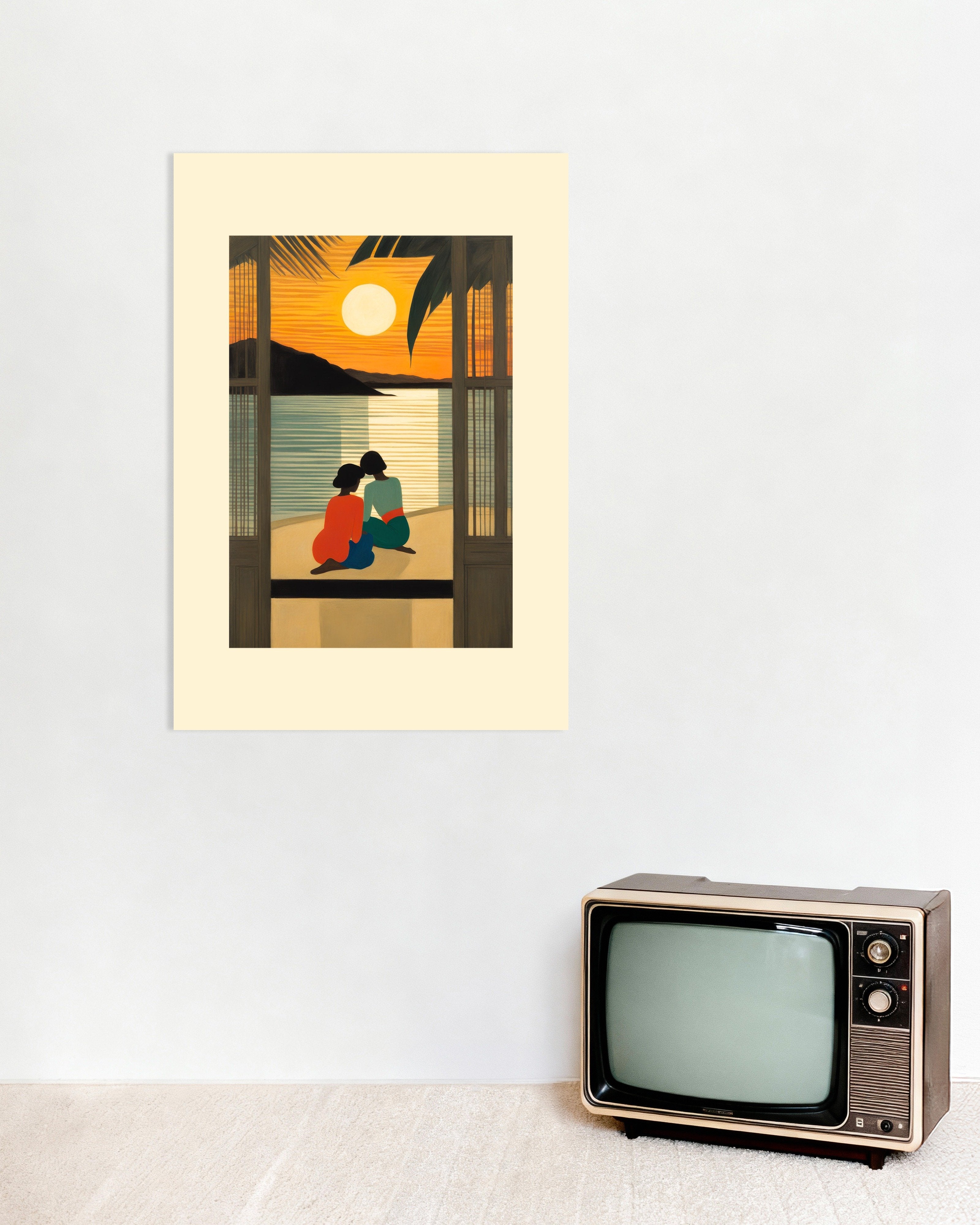 Poster of There, all is order and beauty, Baudelaire, no text