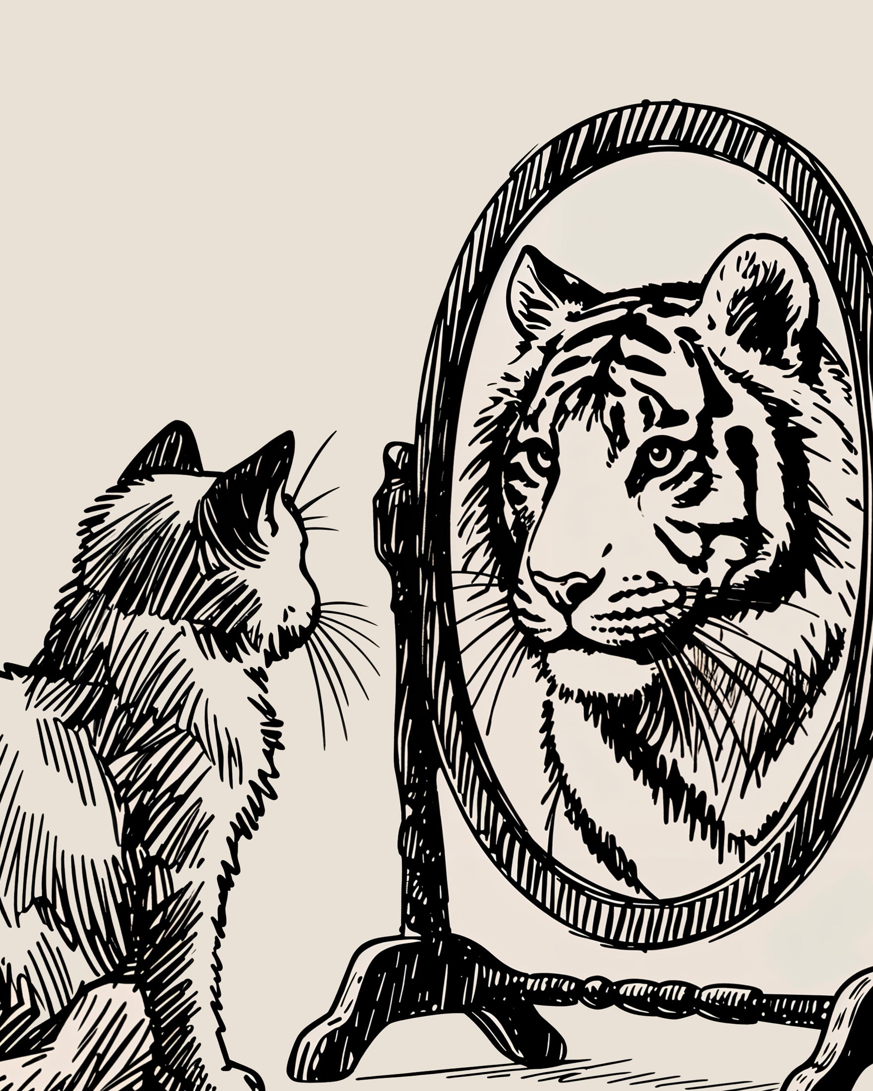 Inspirational Cat Print