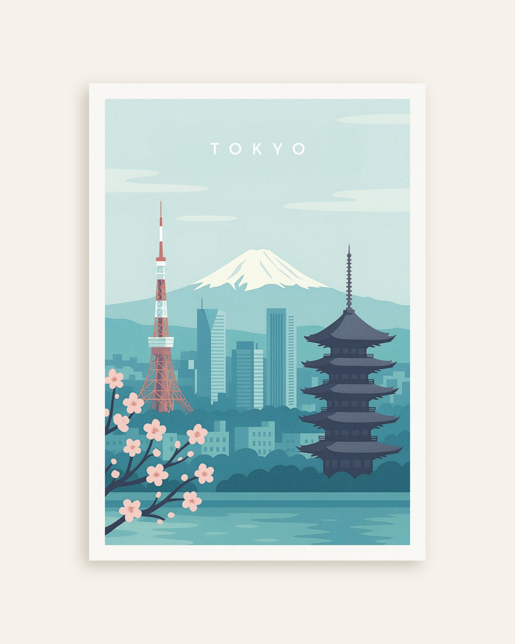 Poster of Tokyo Wall Art Print, thumbnail