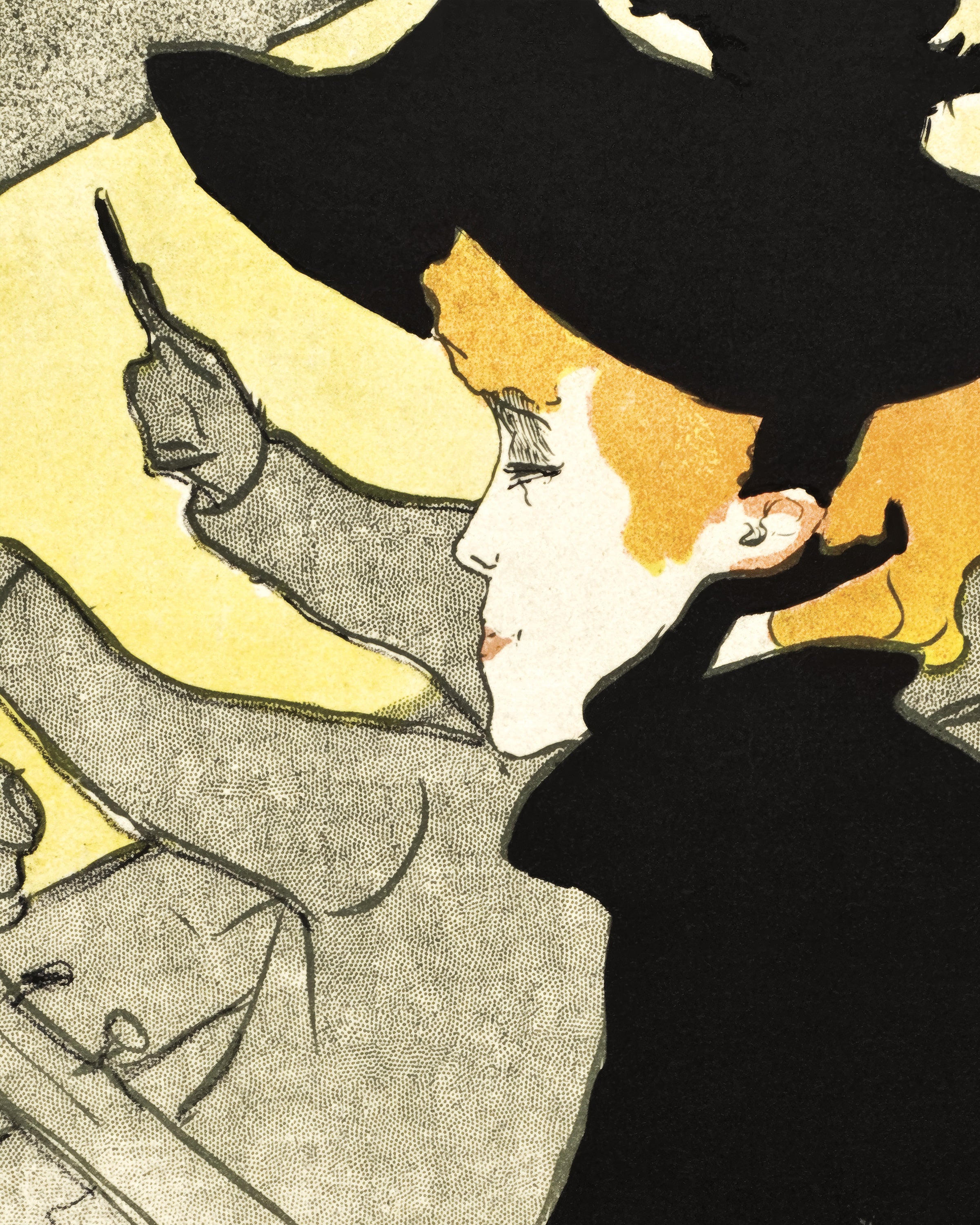 Divan Japonais (c. 1892–1893) by Henri de Toulouse-Lautrec Poster