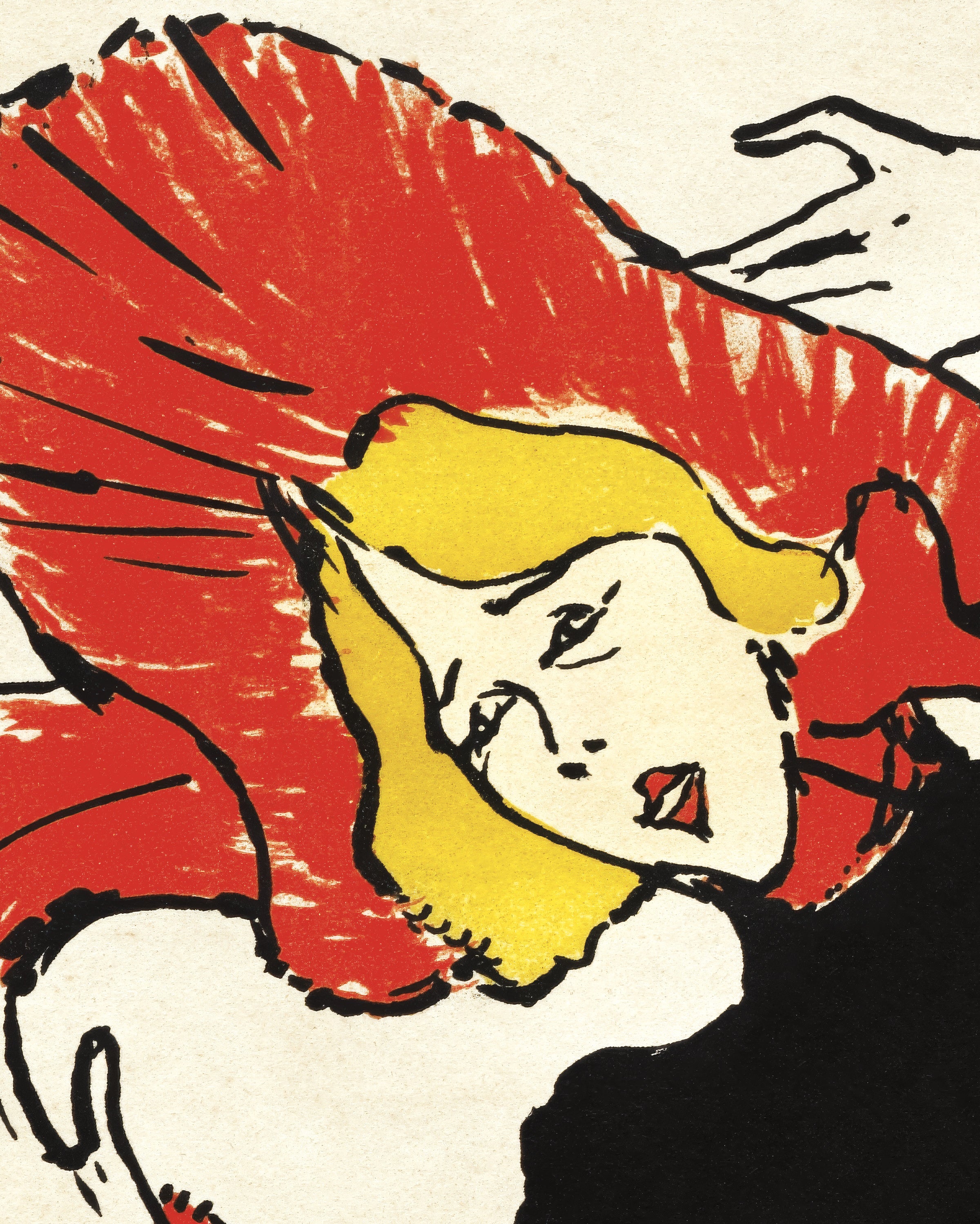 Jane Avril (1899) by Henri de Toulouse-Lautrec Poster