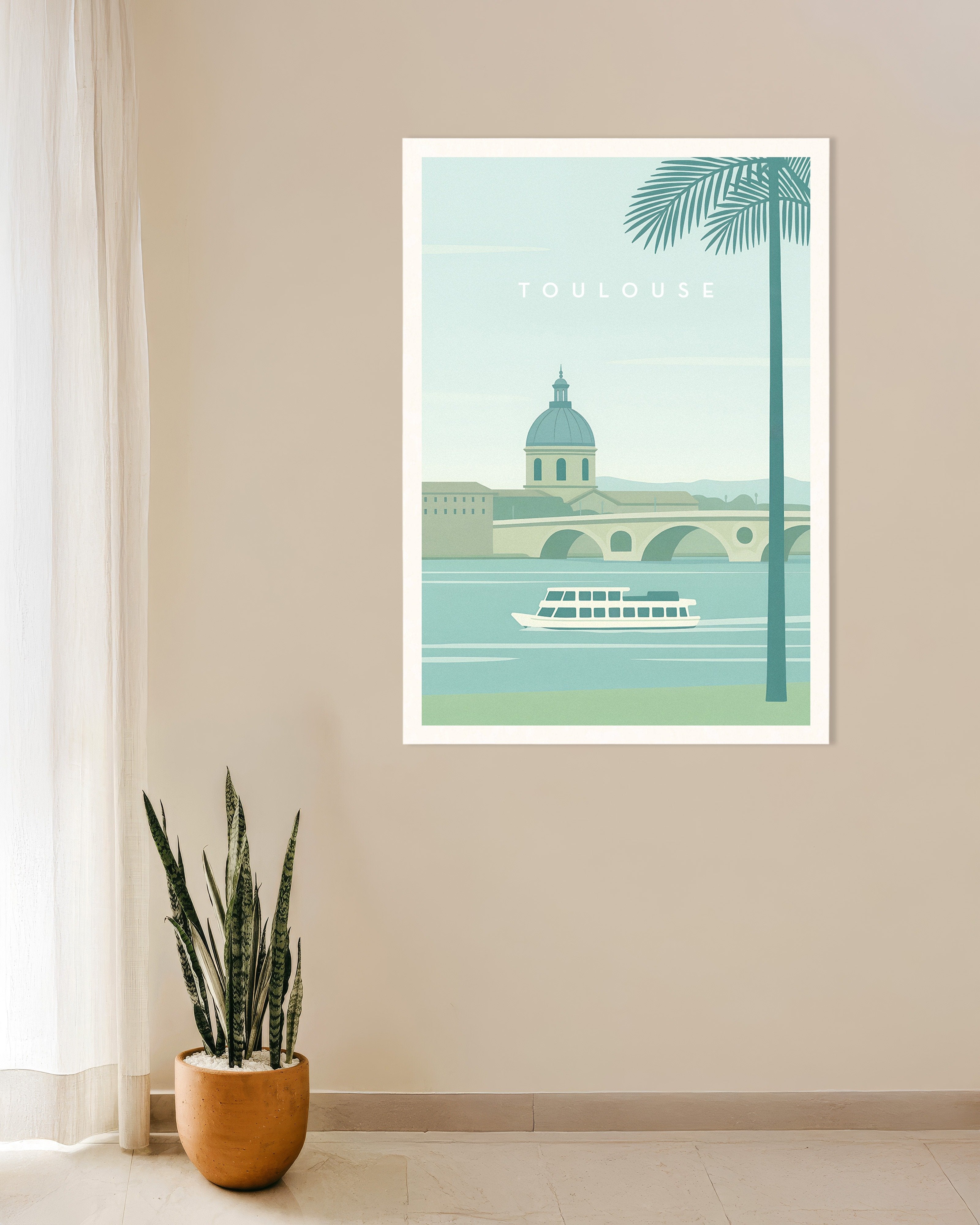 Poster of Toulouse Wall Art Print