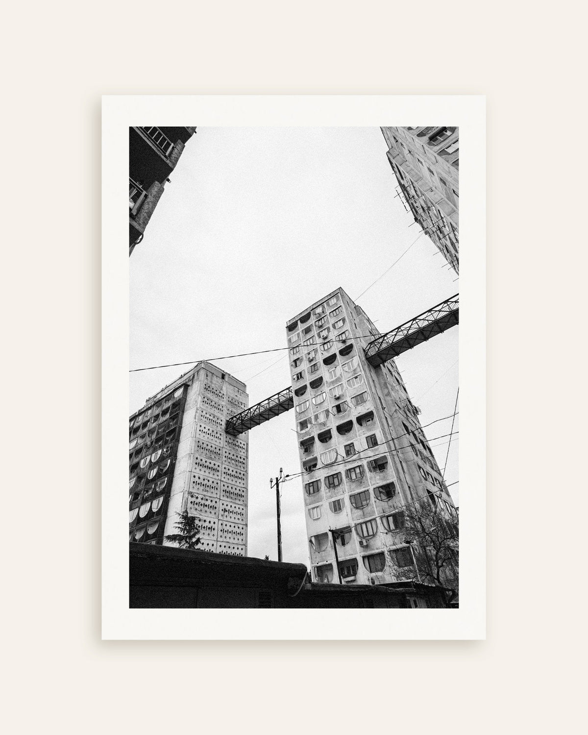 Poster of Towers Linked by Bridges From Below, thumbnail