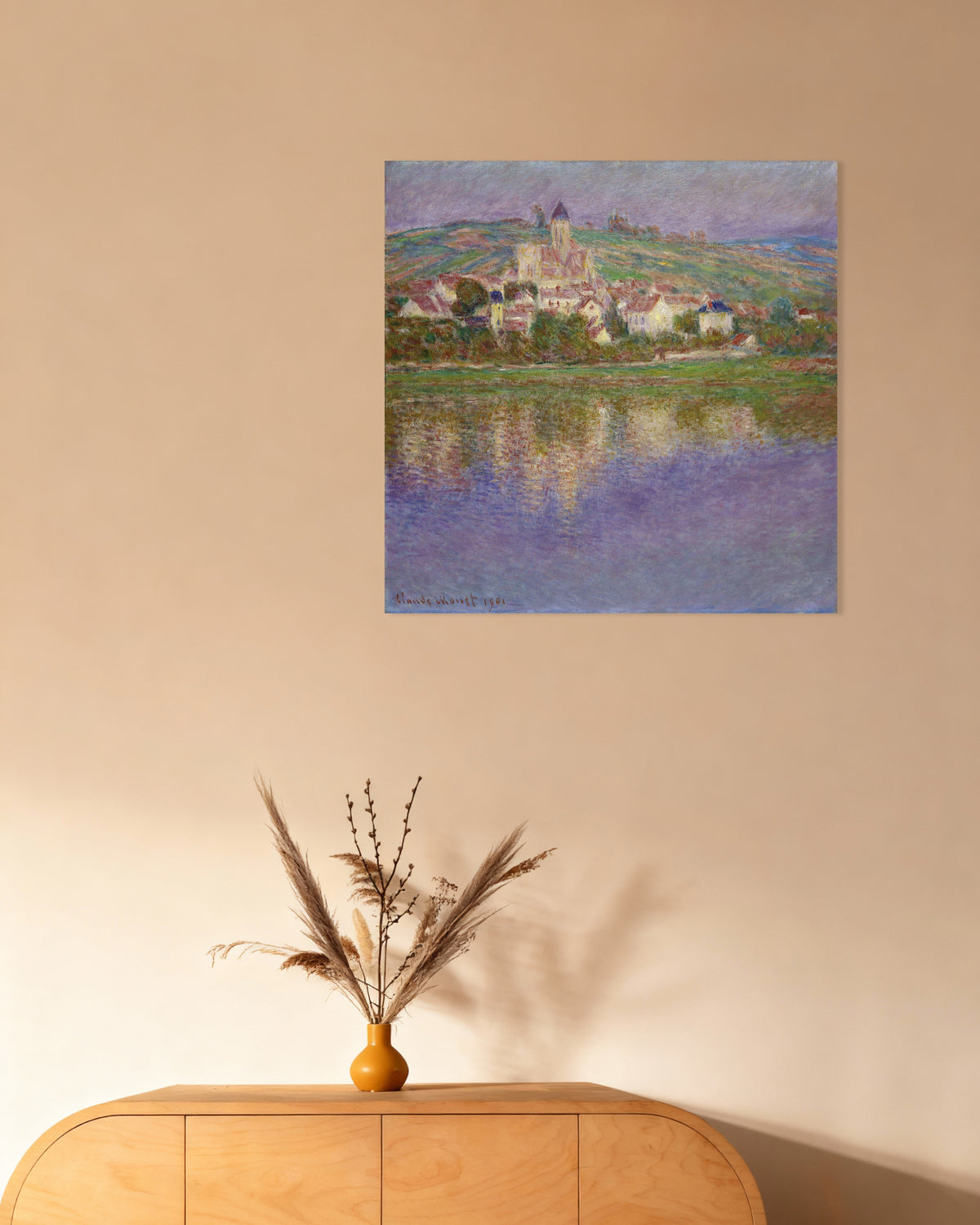 Poster of Vétheuil (1901) by Claude Monet