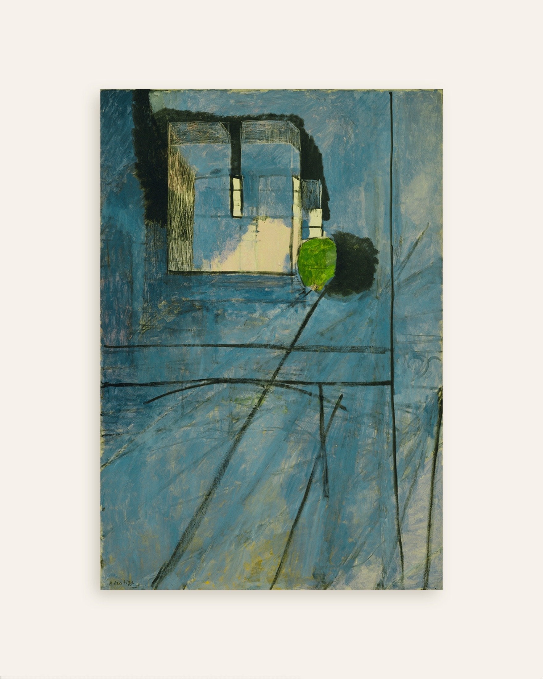 Poster of View of Notre Dame, Paris (1914) by Henri Matisse, thumbnail