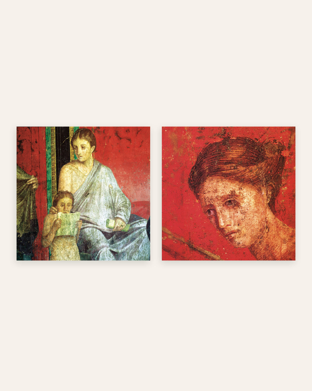 Villa of the Mysteries Prints Set of 2 – Young Reader & Portrait, prints without frame