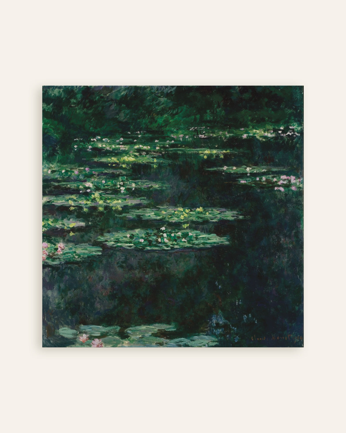 Poster of Water Lilies (1904) by Claude Monet, thumbnail