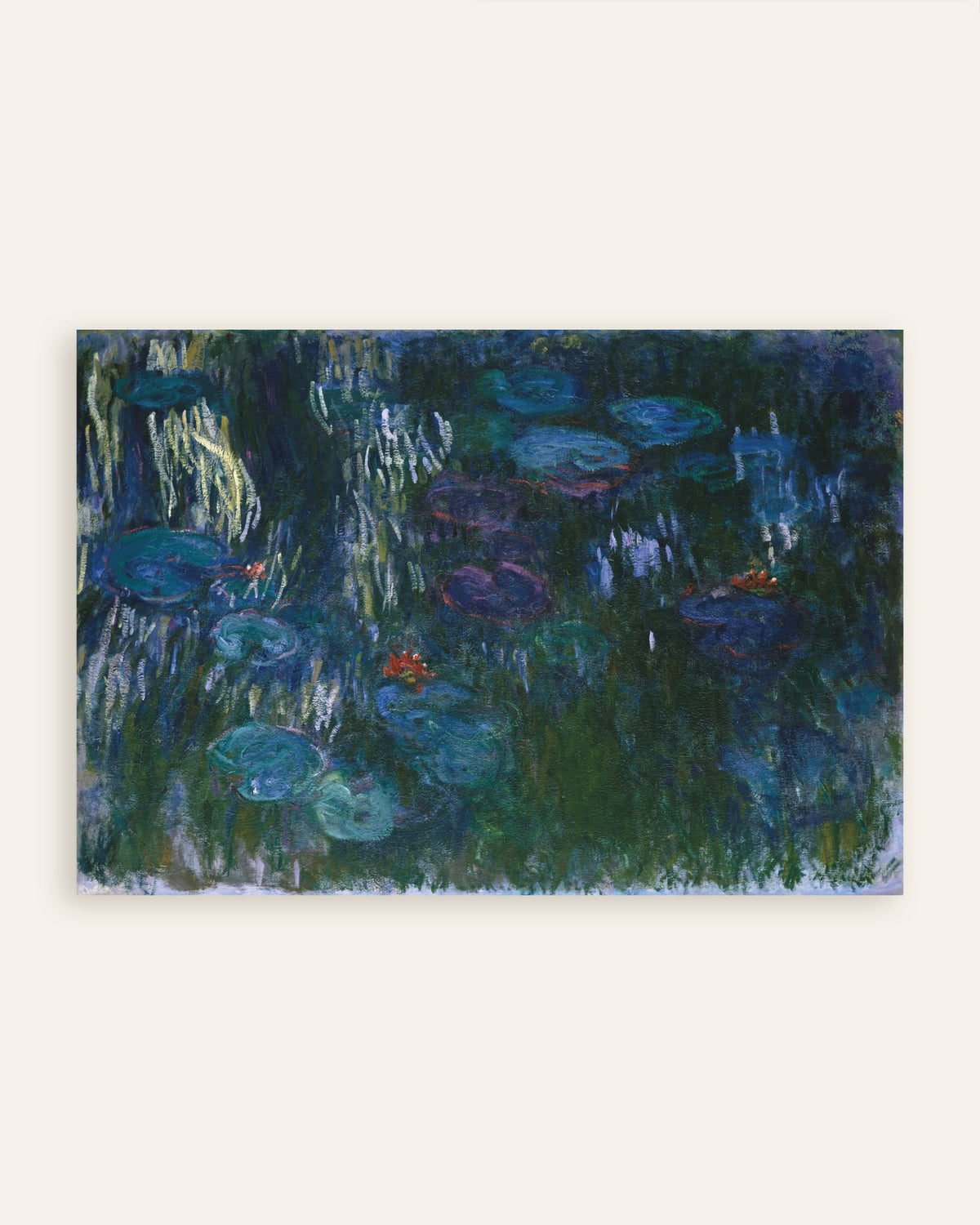 Poster of Water Lilies (1916–1919) by Claude Monet, thumbnail