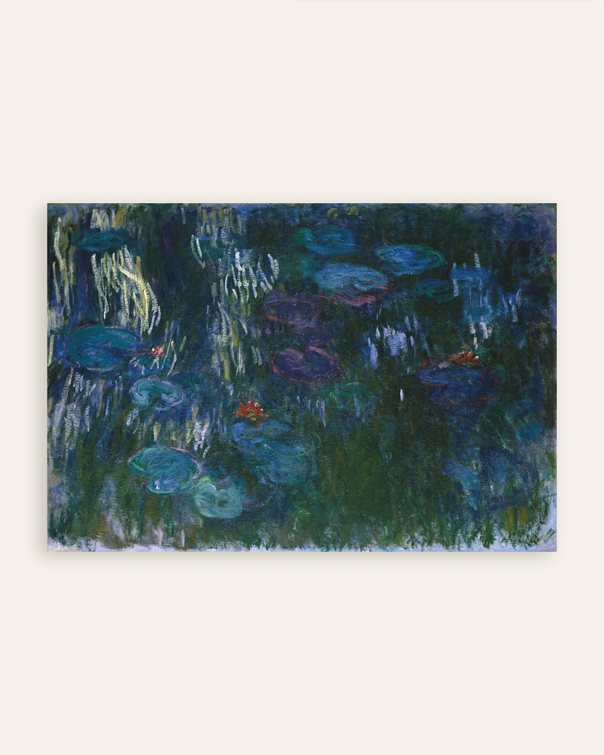 Poster of Water Lilies (1916–1919) by Claude Monet, thumbnail