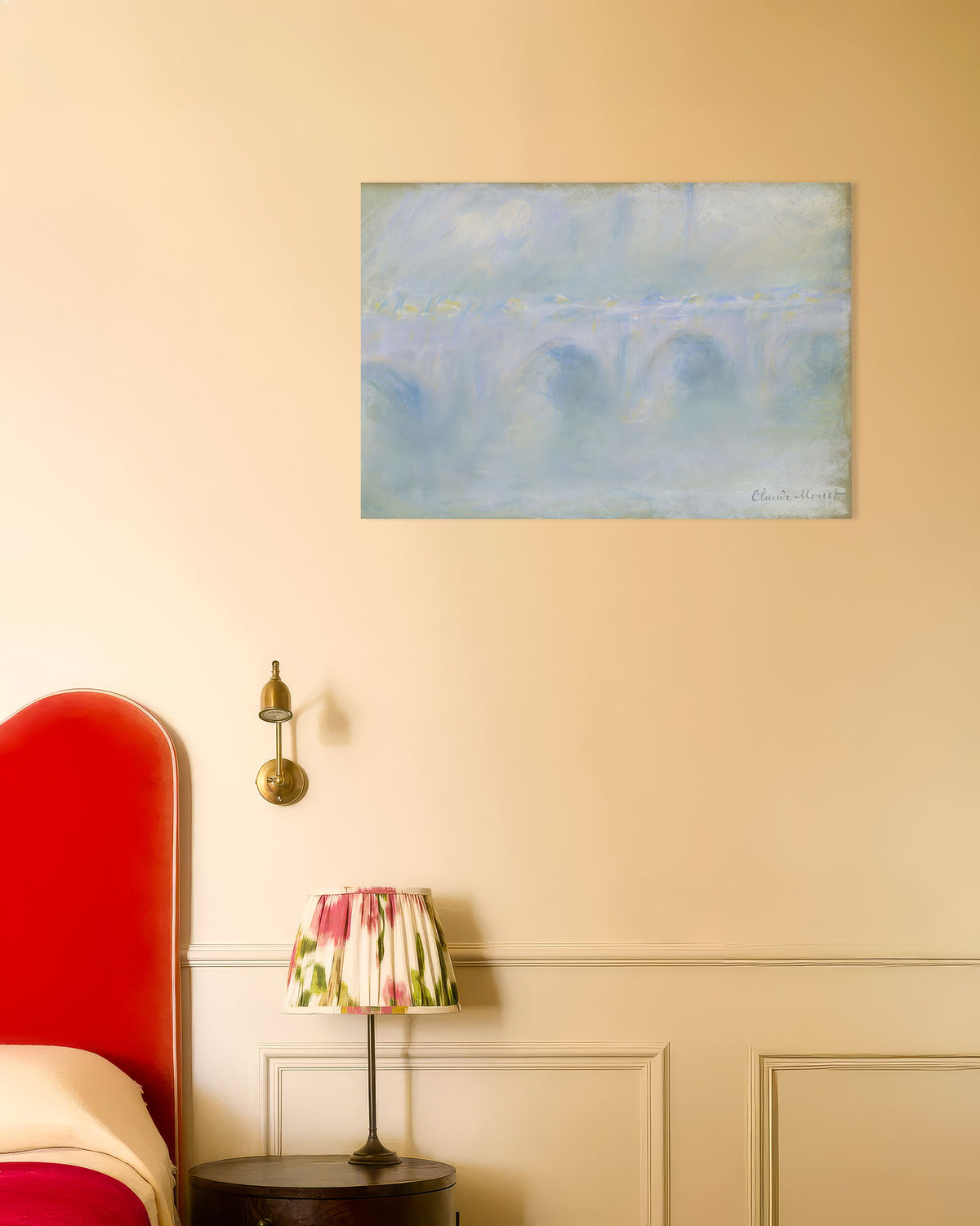 Poster of Waterloo Bridge (1901) by Claude Monet