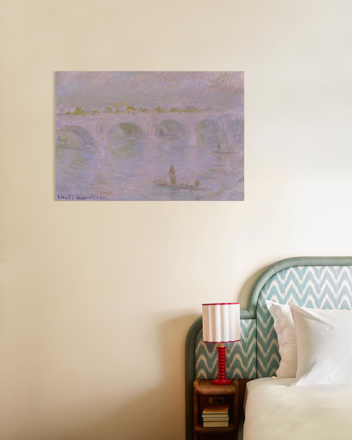 Poster of Waterloo Bridge, London (1902) by Claude Monet