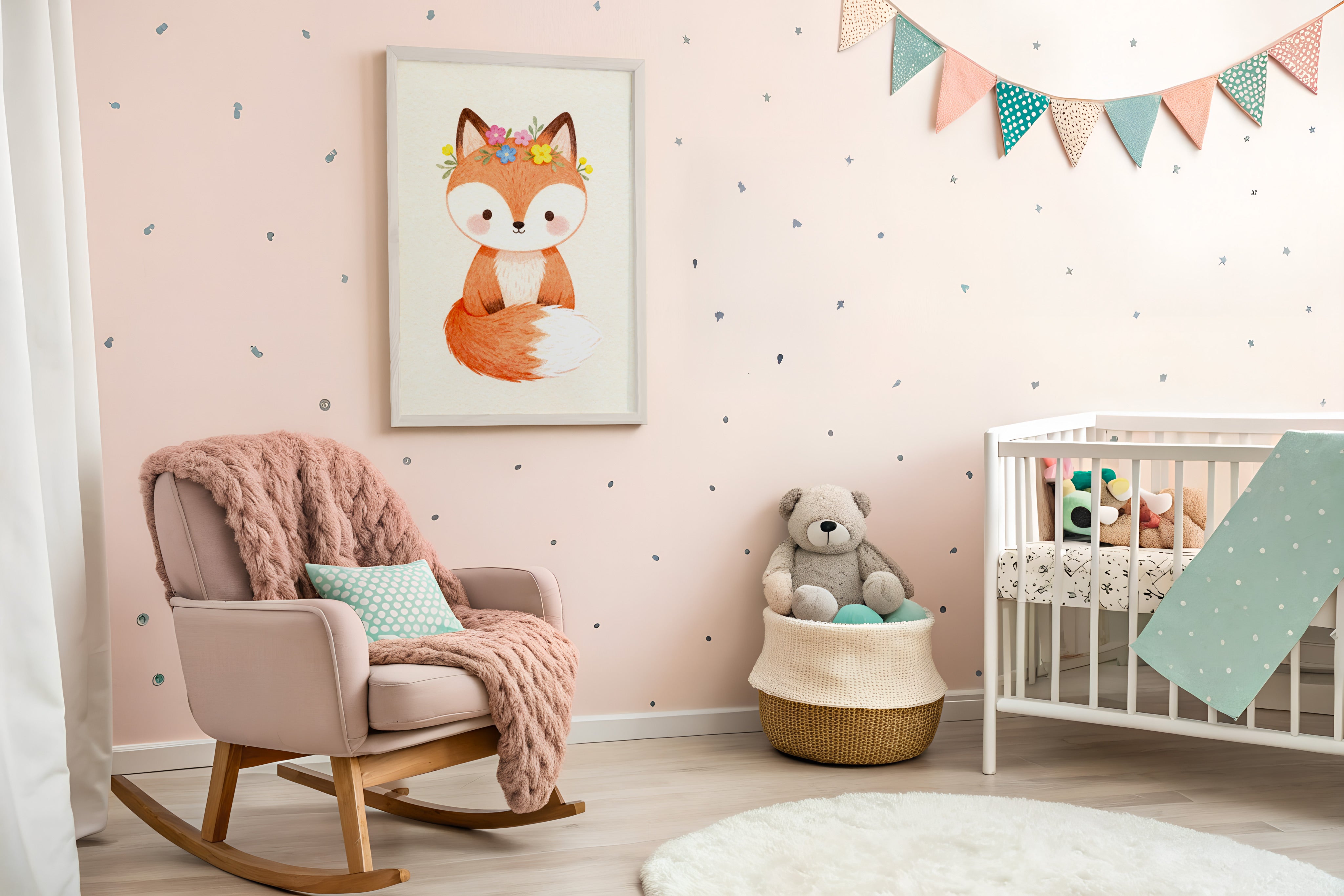 Fox Print – Nursery Wall Décor